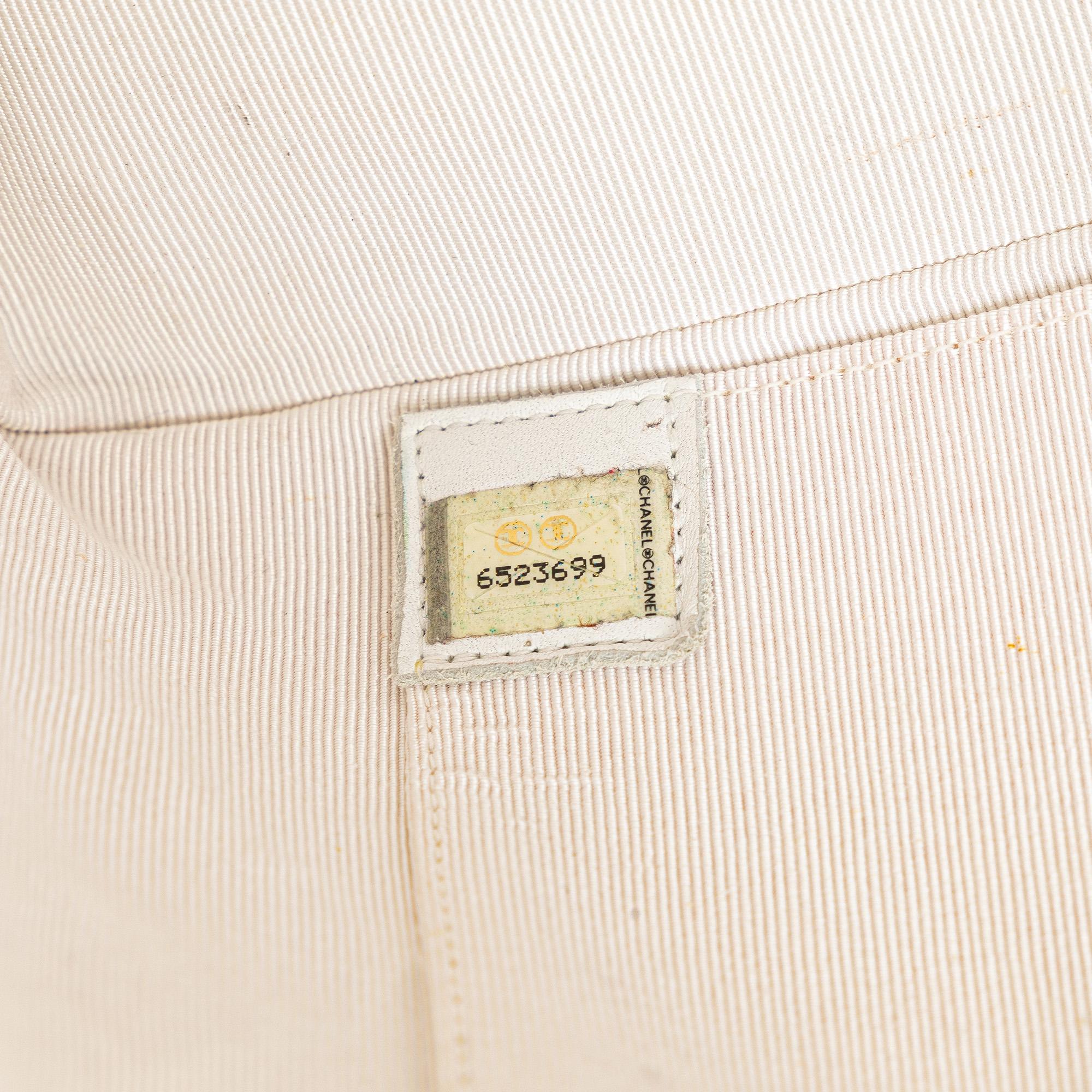 Chanel CC Quilted Lambskin Wild Stitch Tote