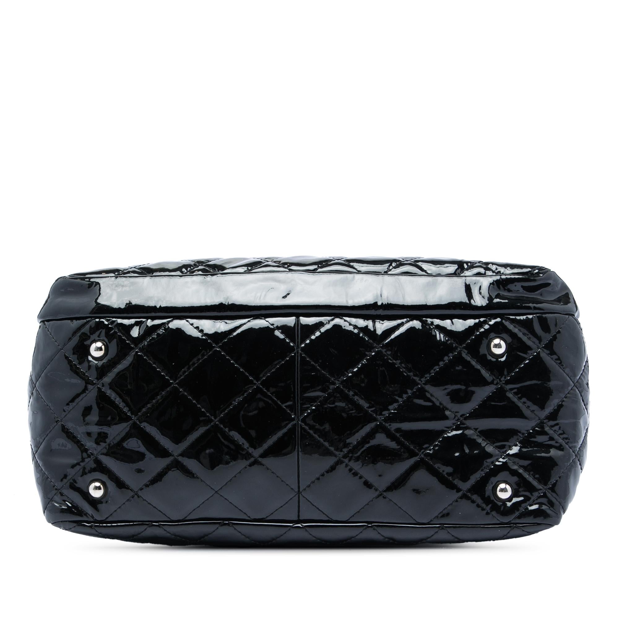 Chanel CC Quilted Patent Chic And Glitter Ligne Timeless Tote