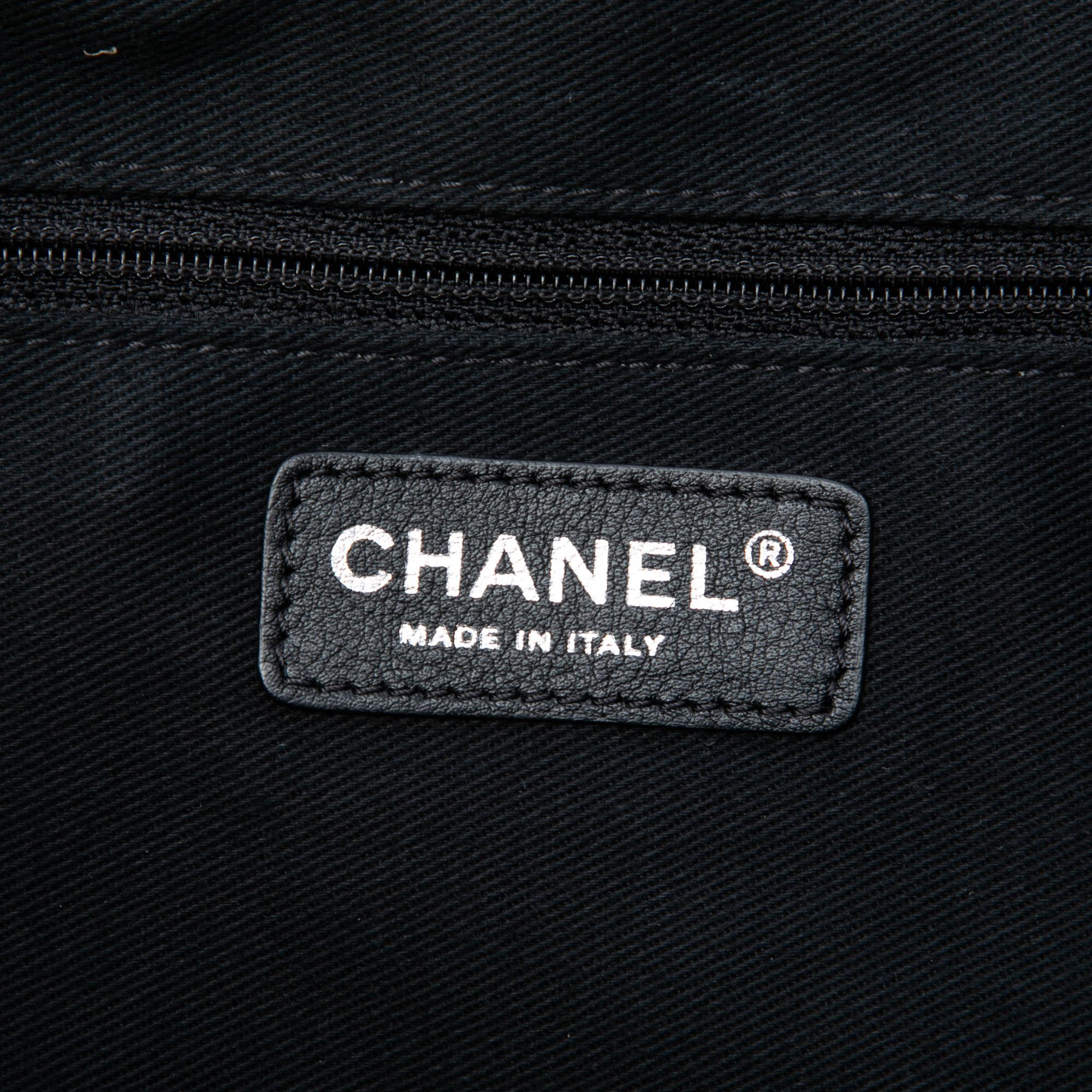 Chanel CC Quilted Patent Timeless Soft Tote