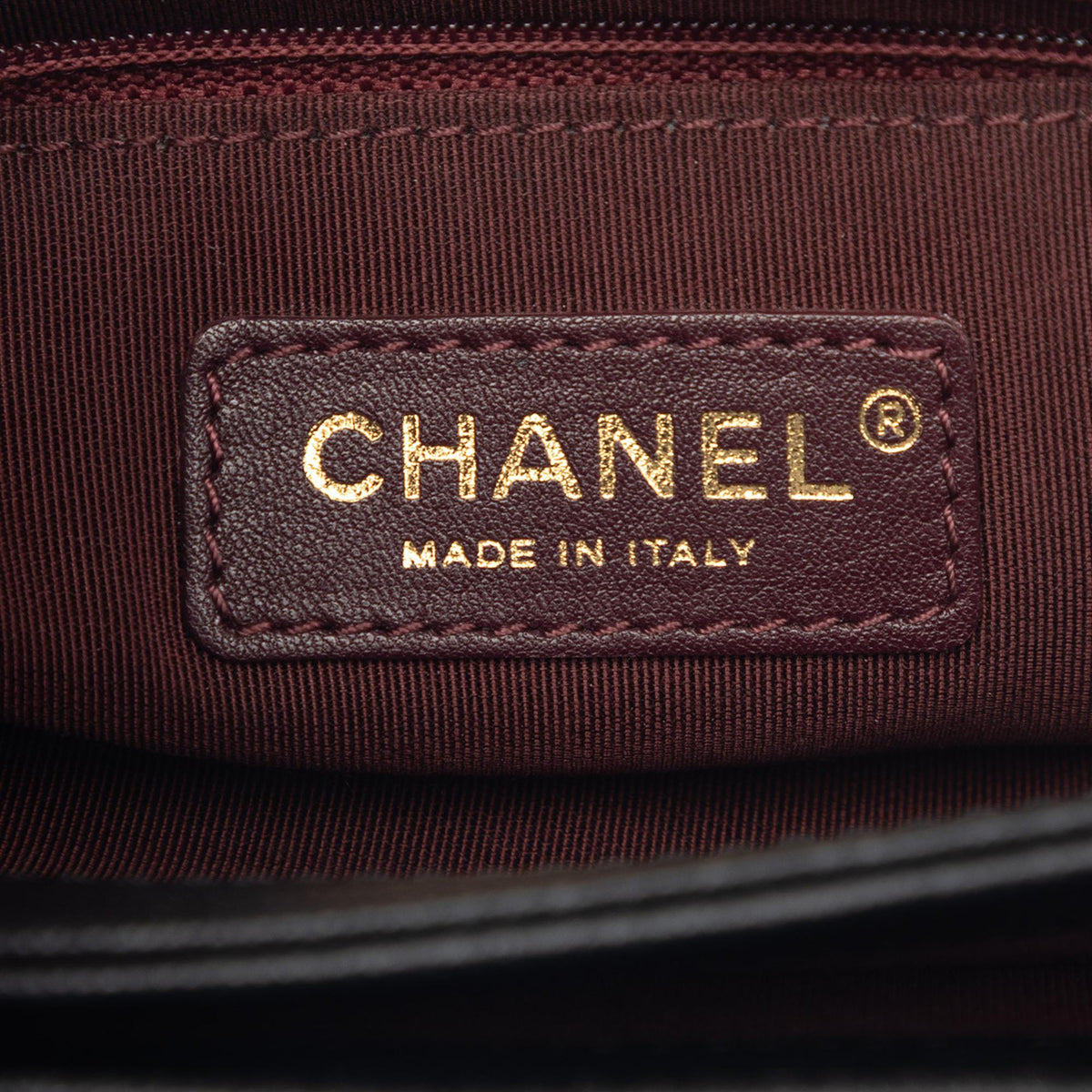 Chanel CC Stitched Caviar and Suede Lady Coco Flap