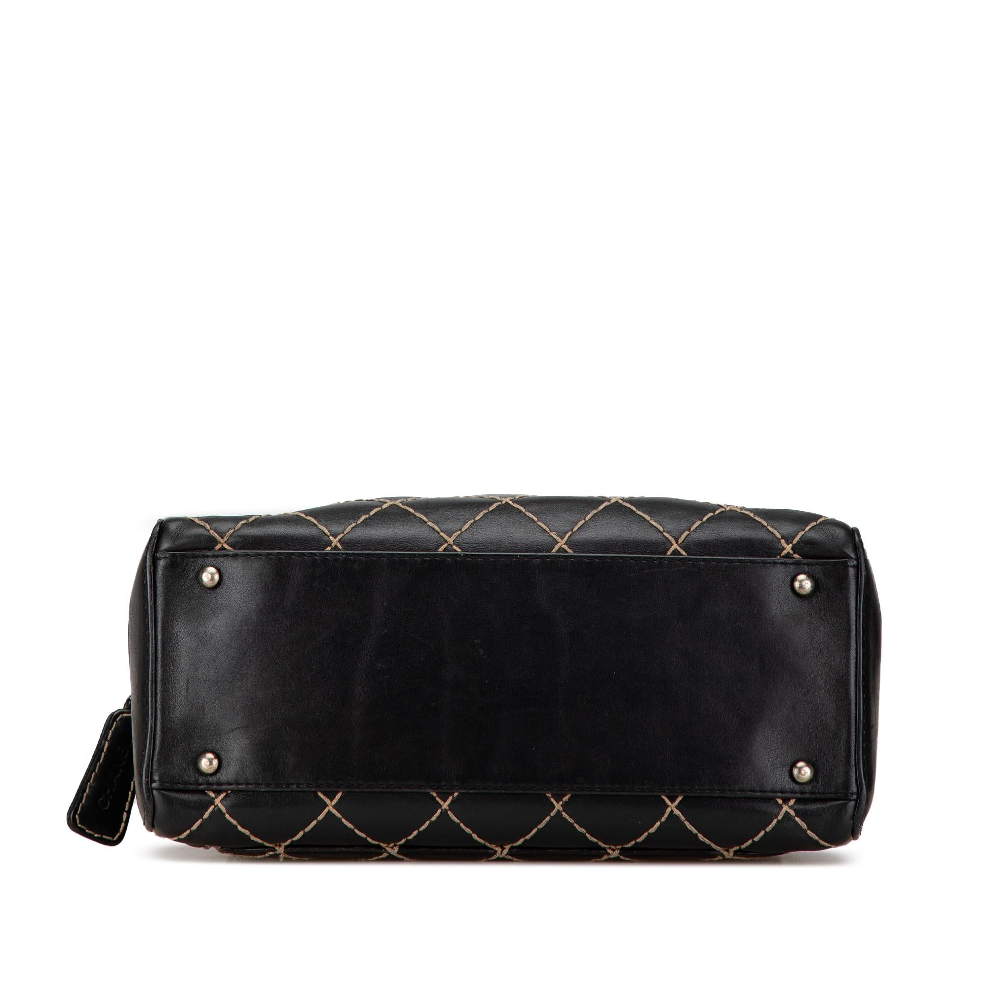 Chanel CC Wild Stitch Lambskin Handbag