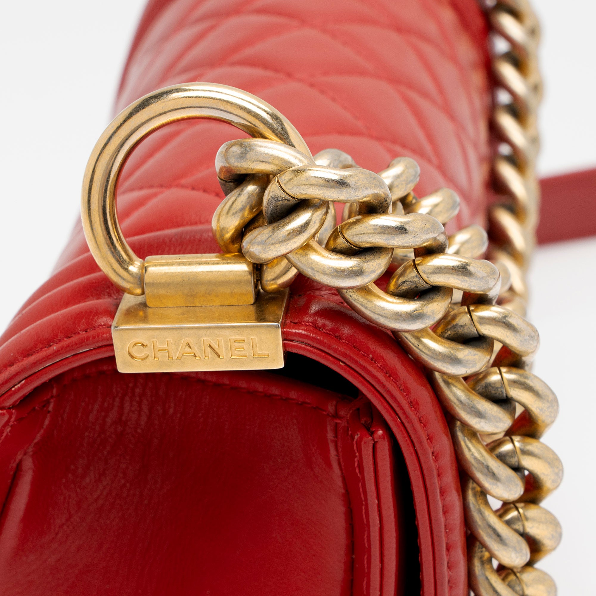 Chanel Calfskin Small Boy Bag