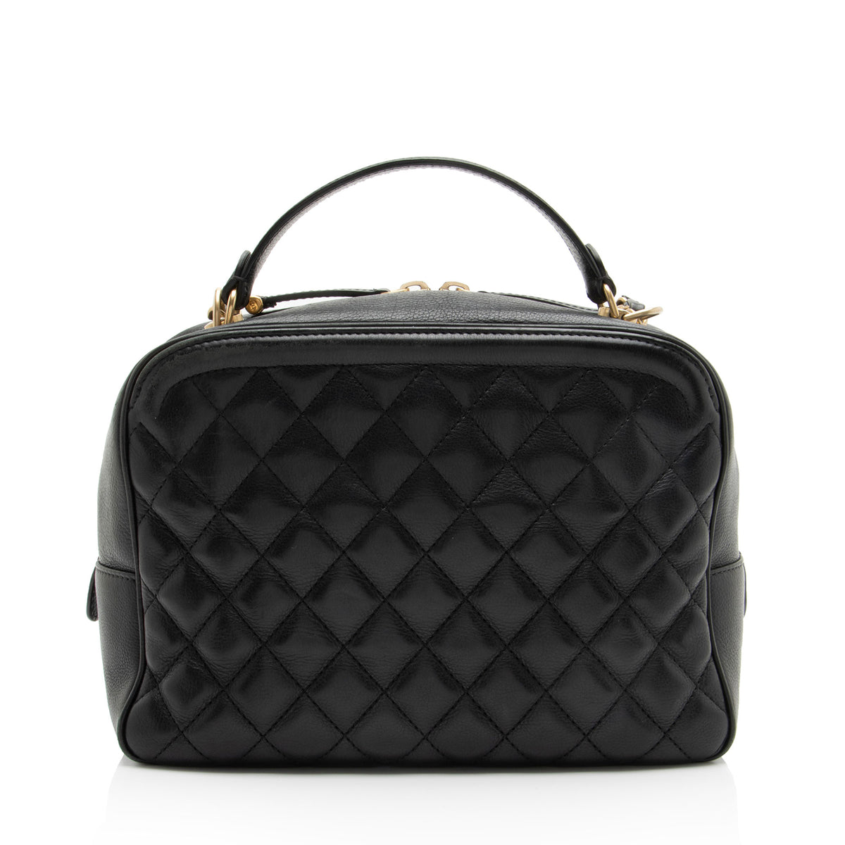 Chanel Calfskin CC Medium Vanity Case