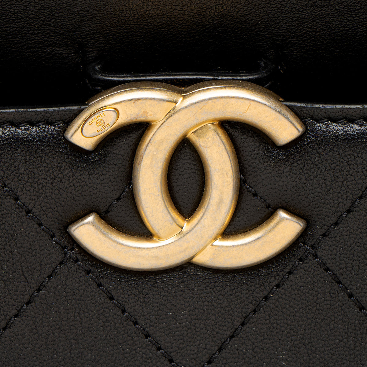 Chanel Calfskin Coco Luxe Large Shopping Tote