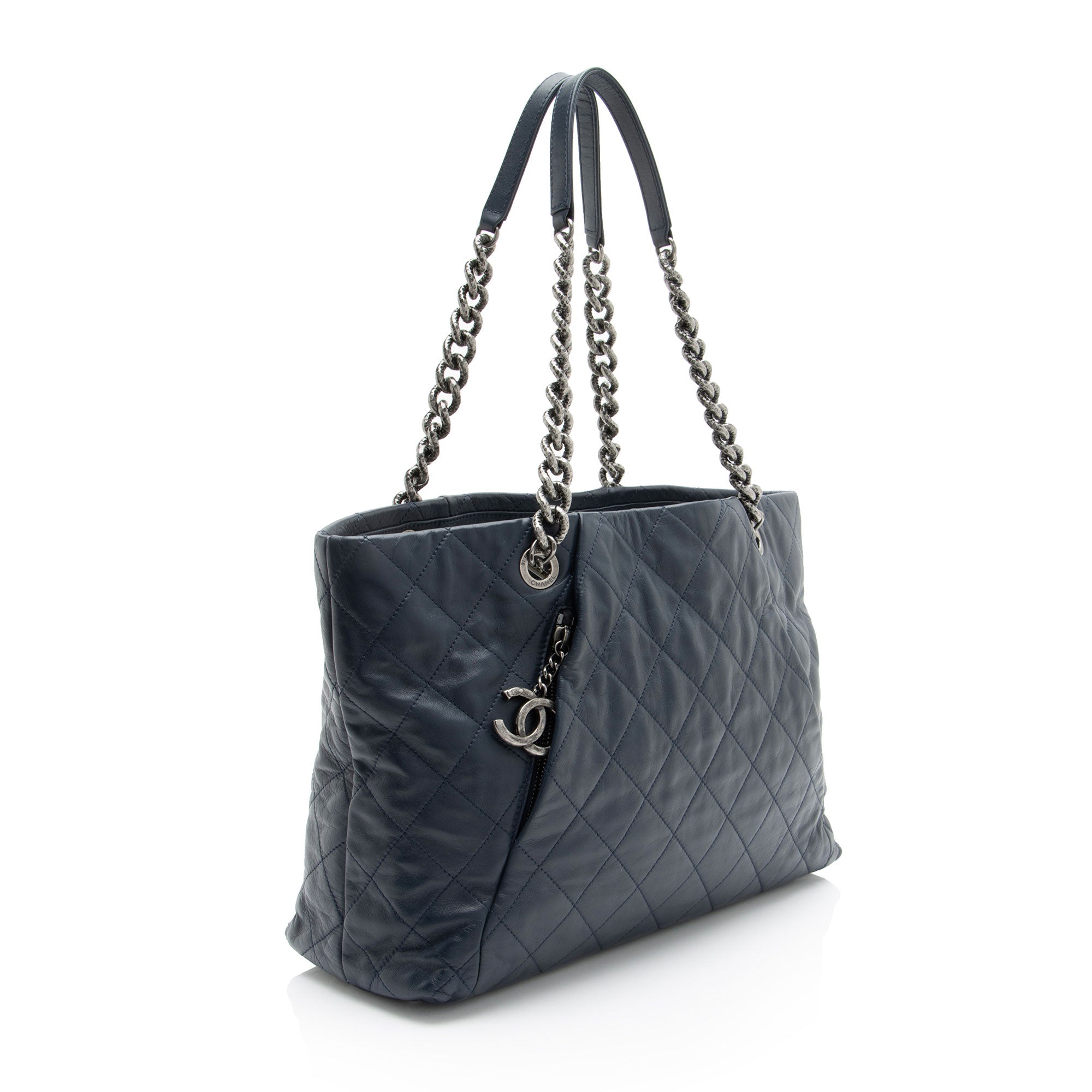 Chanel Calfskin Coco Pleats Tote