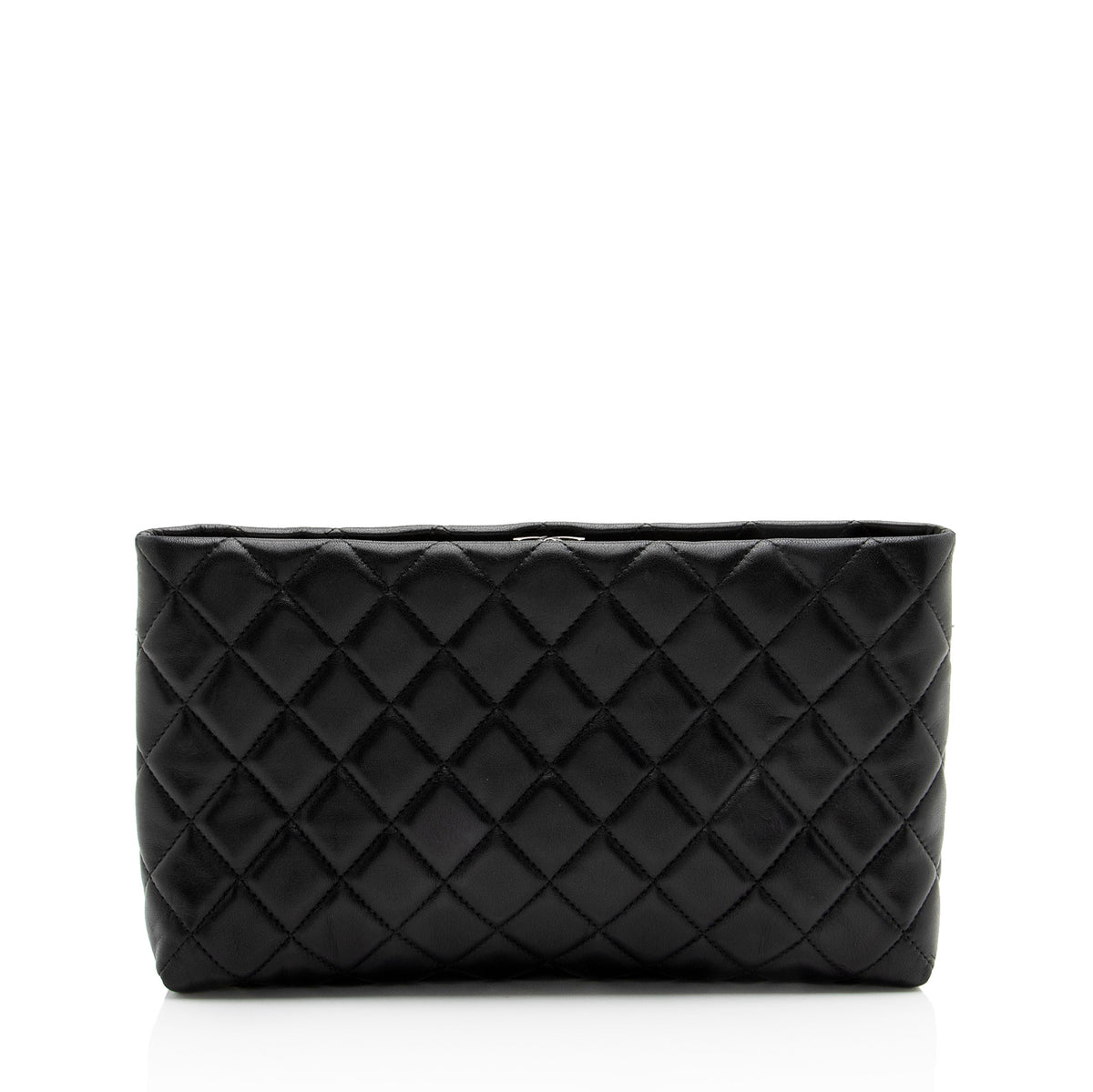 Chanel Calfskin CC Kisslock Pouch