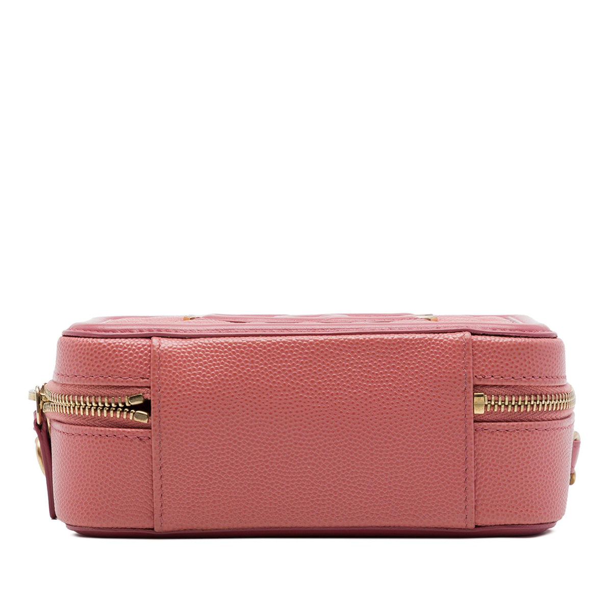 Chanel Caviar CC Filigree Vanity Clutch with Chain