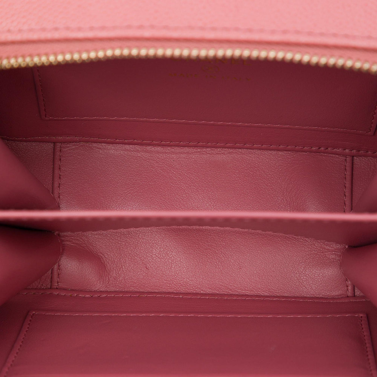 Chanel Caviar CC Filigree Vanity Clutch with Chain
