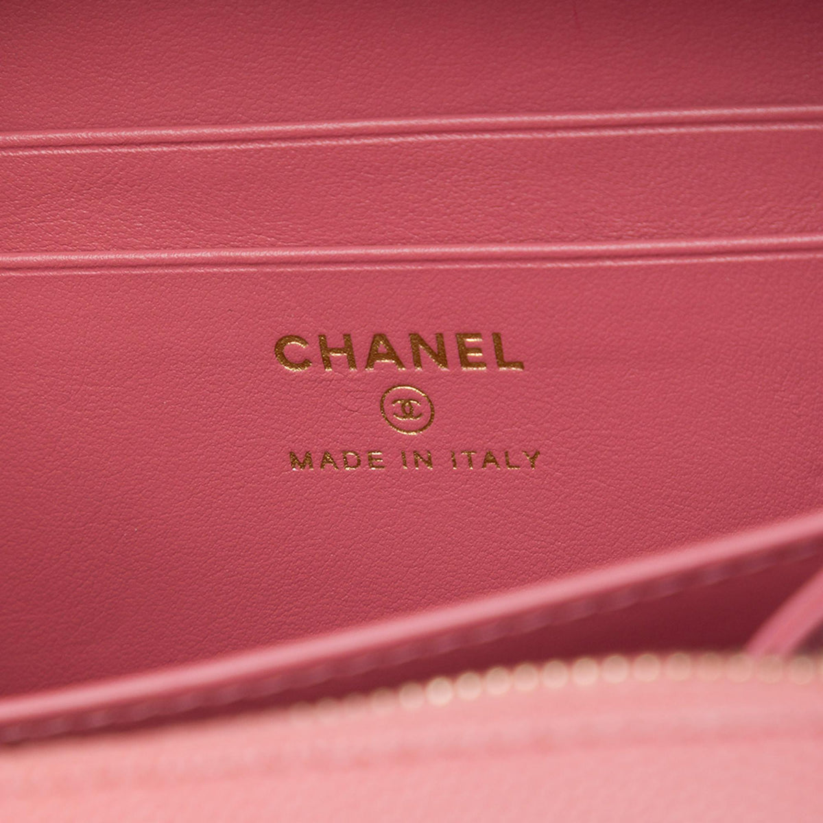 Chanel Caviar CC Filigree Vanity Clutch with Chain