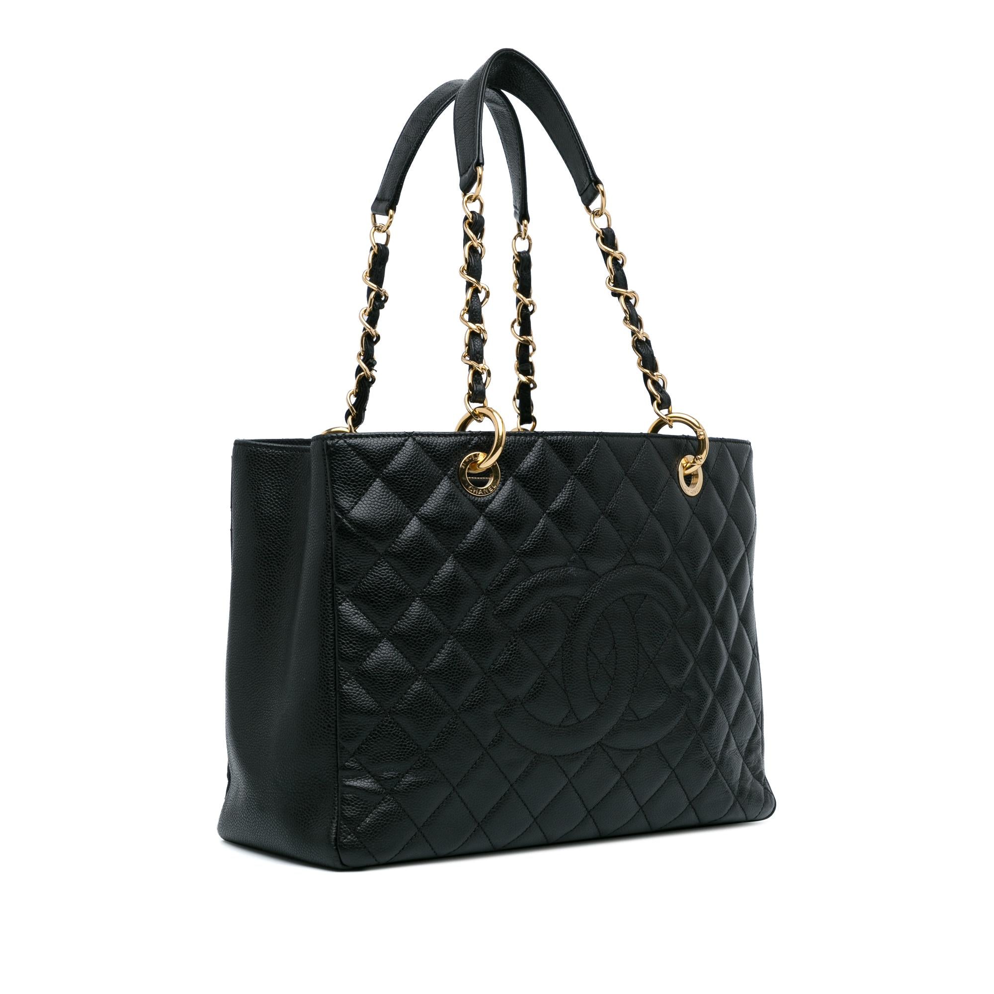 Chanel Caviar Grand Shopping Tote (SHG-8A60Nv)