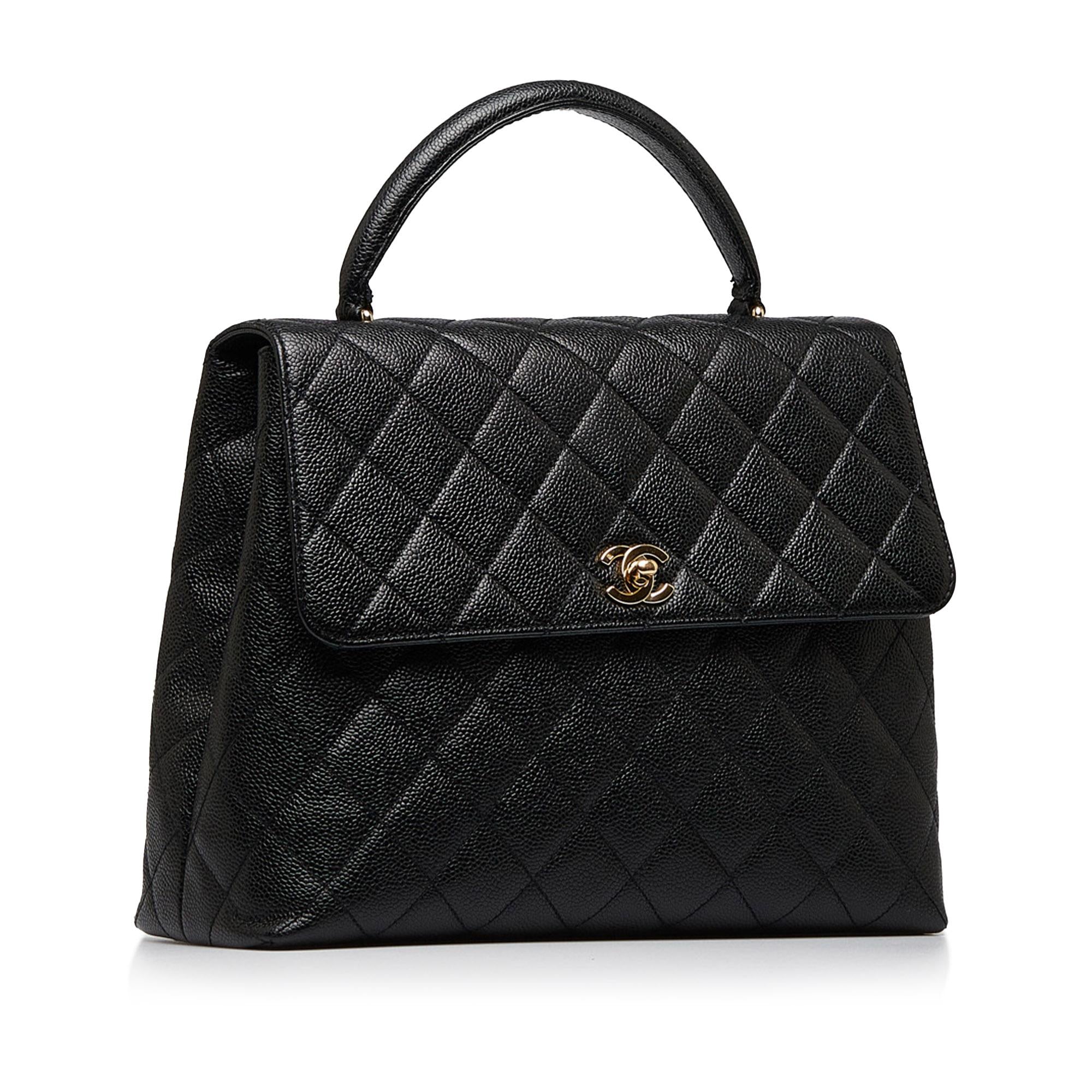 Chanel Caviar Kelly Top Handle (SHG-G1RZGN)