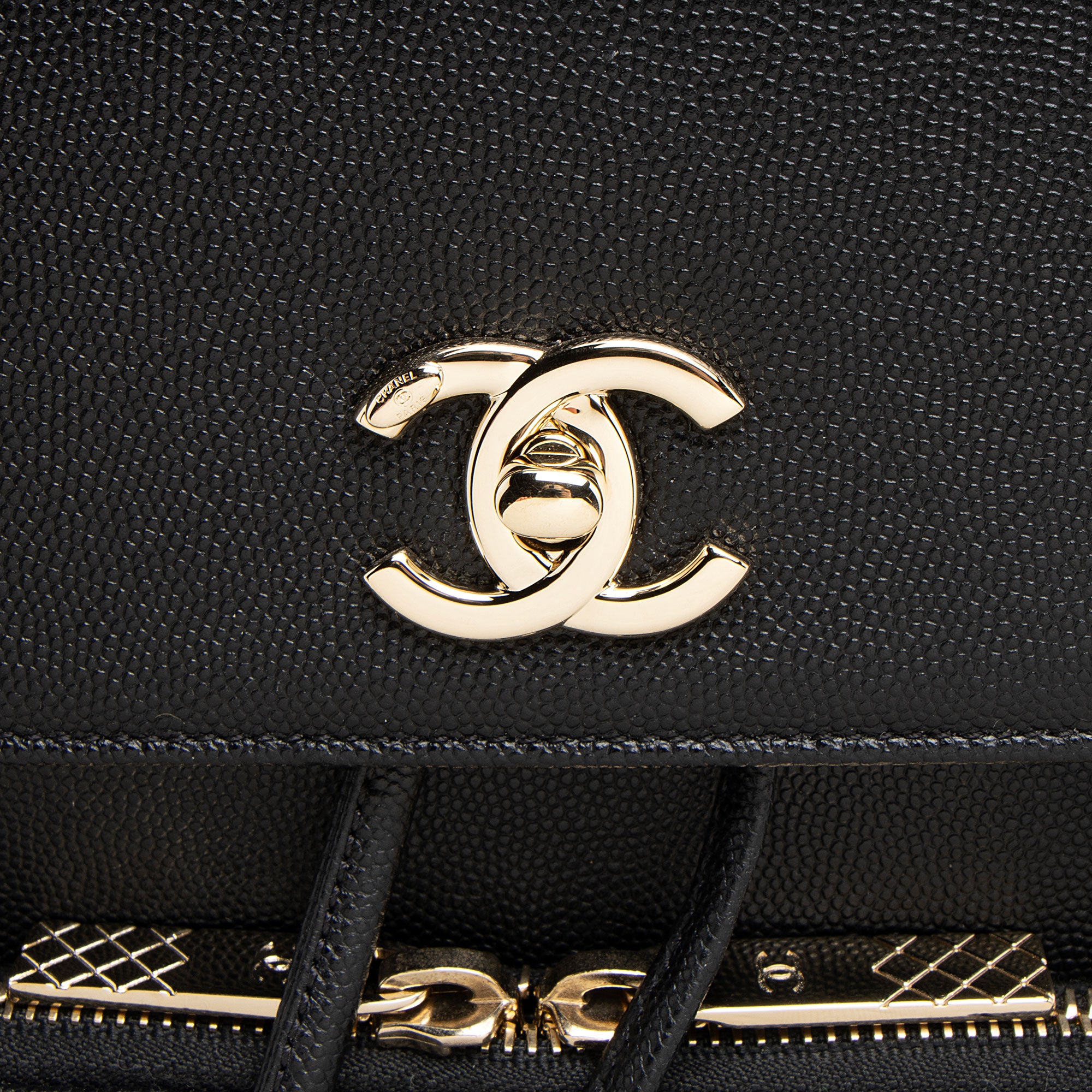 Chanel Caviar Leather Business Affinity Backpack (SHF-oTQxcP)