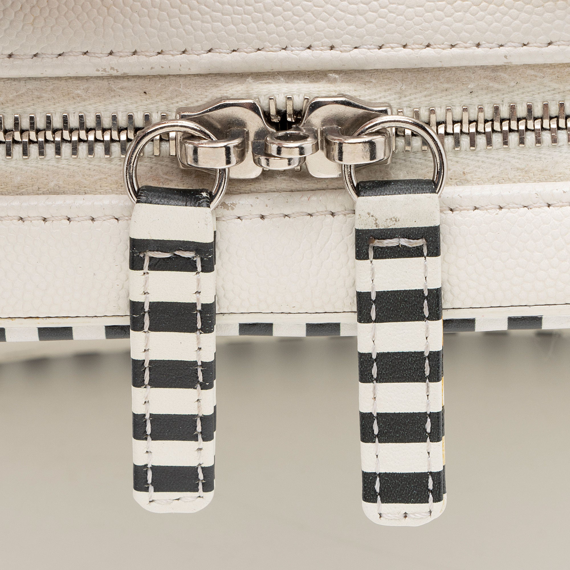 Chanel Caviar Leather CC Filigree Medium Vanity Case