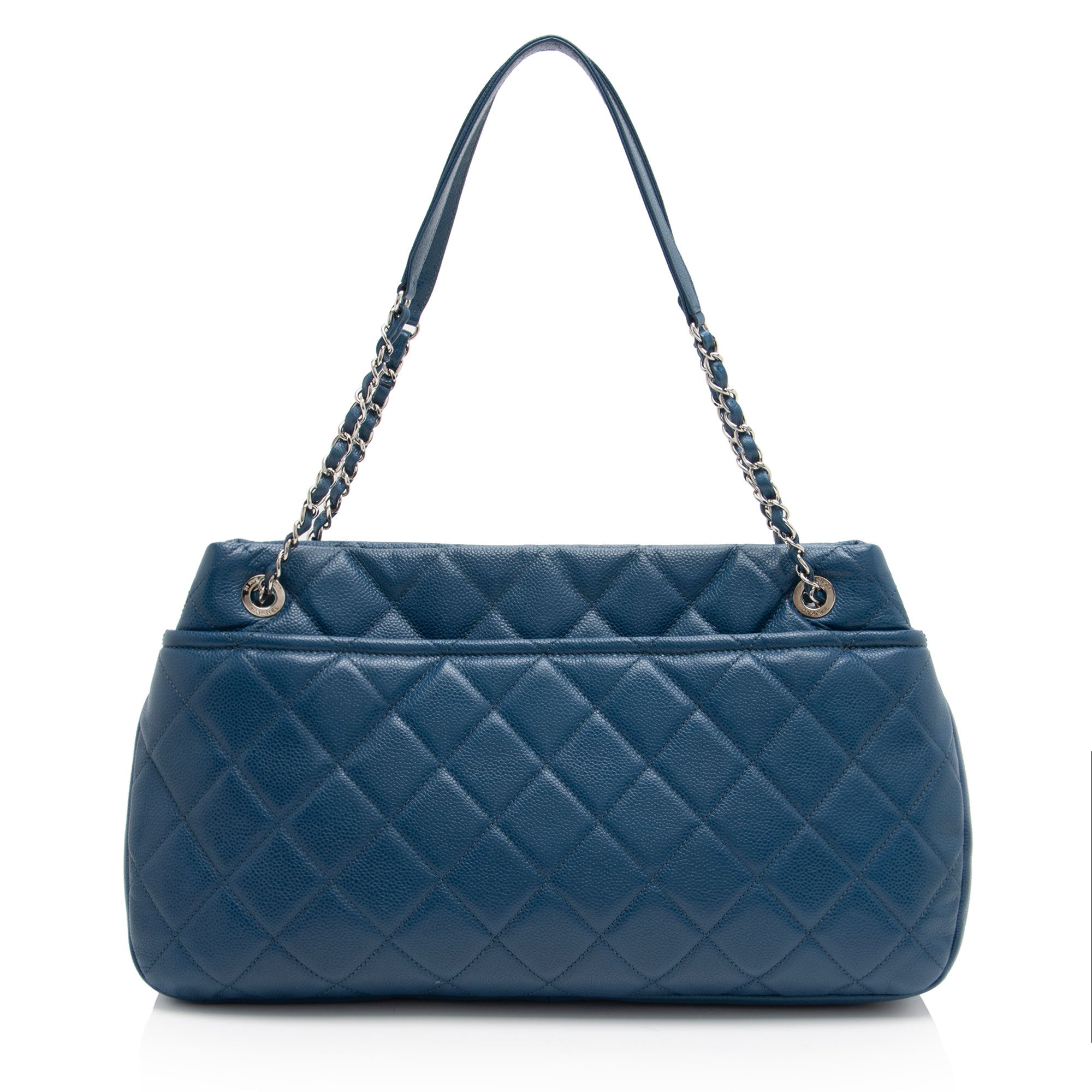 Chanel Caviar Leather CC Timeless Medium Shoulder Bag