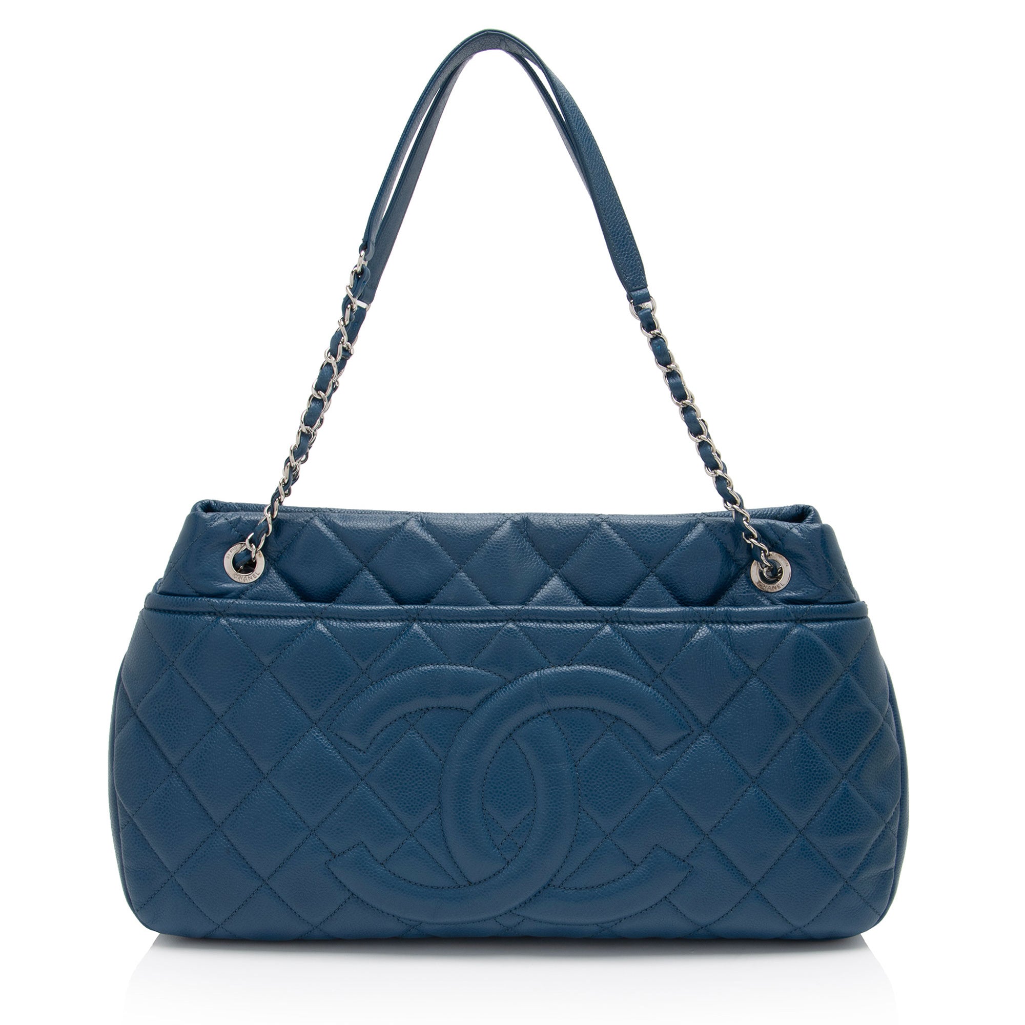 Chanel Caviar Leather CC Timeless Medium Shoulder Bag