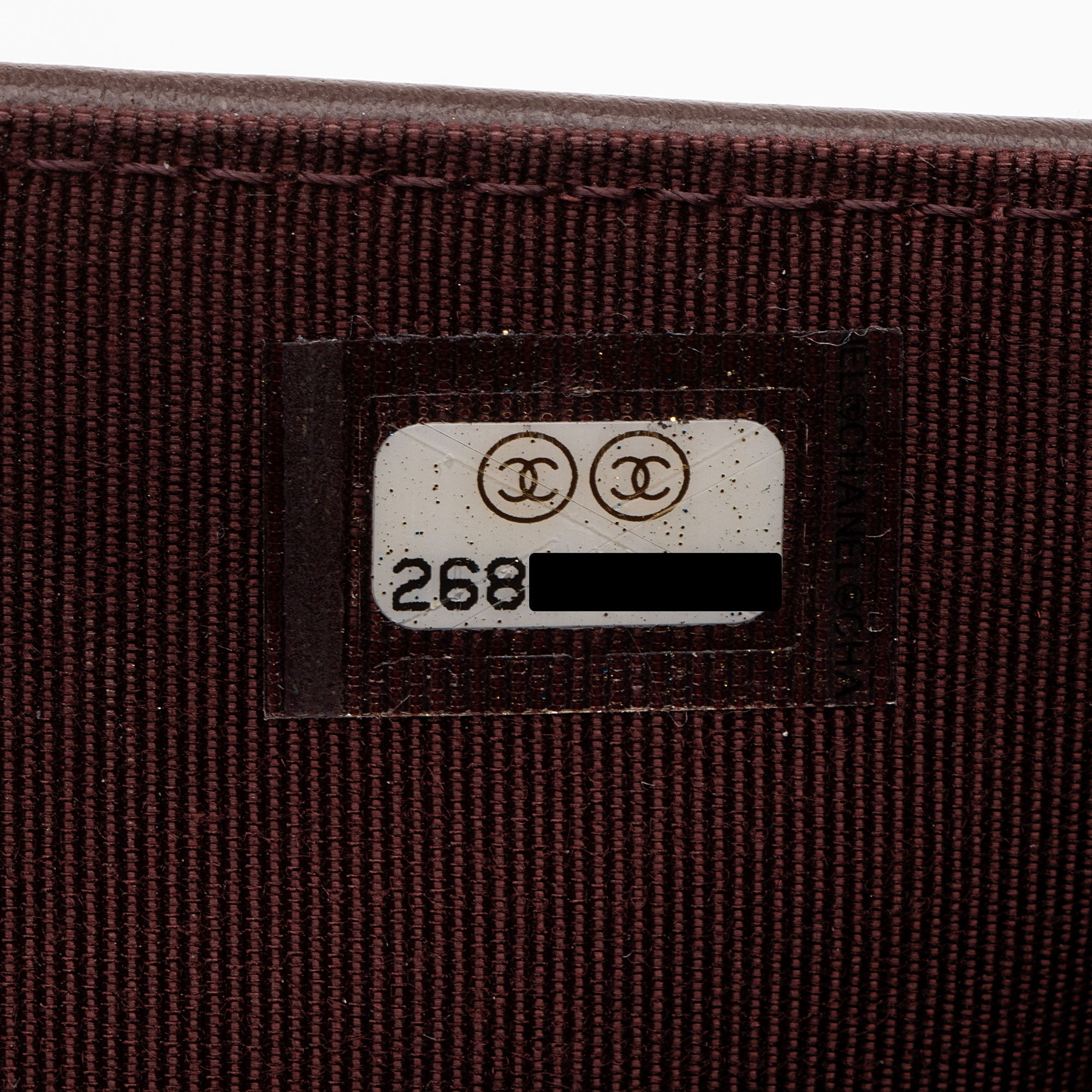 Chanel Caviar Leather CC Yen Wallet