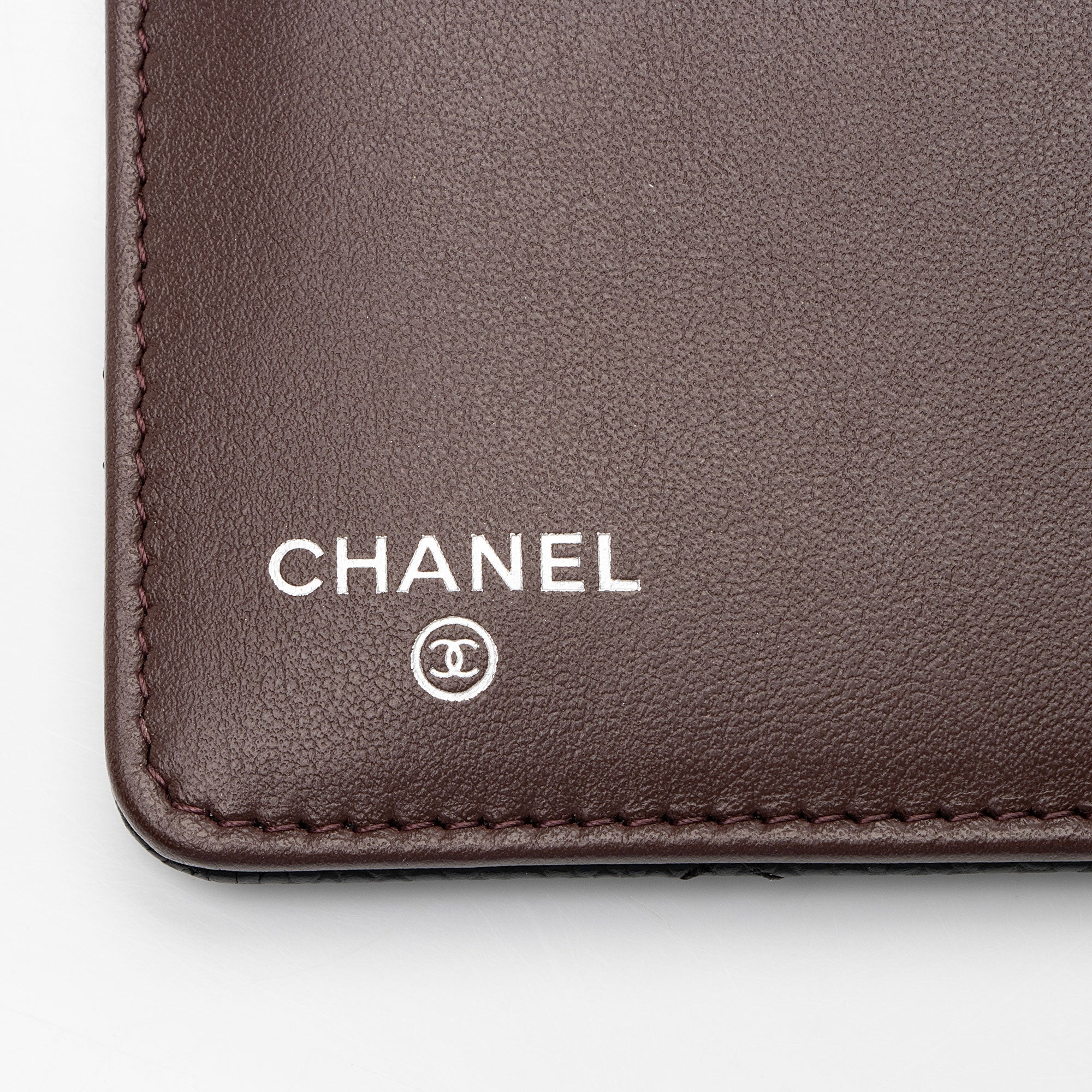 Chanel Caviar Leather CC Yen Wallet