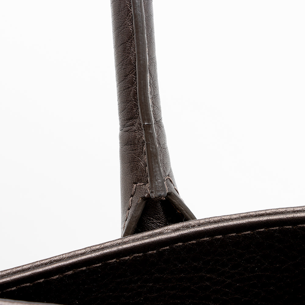 Chanel Metallic Leather Cerf Classic Executive Small Tote (SHF-15194)