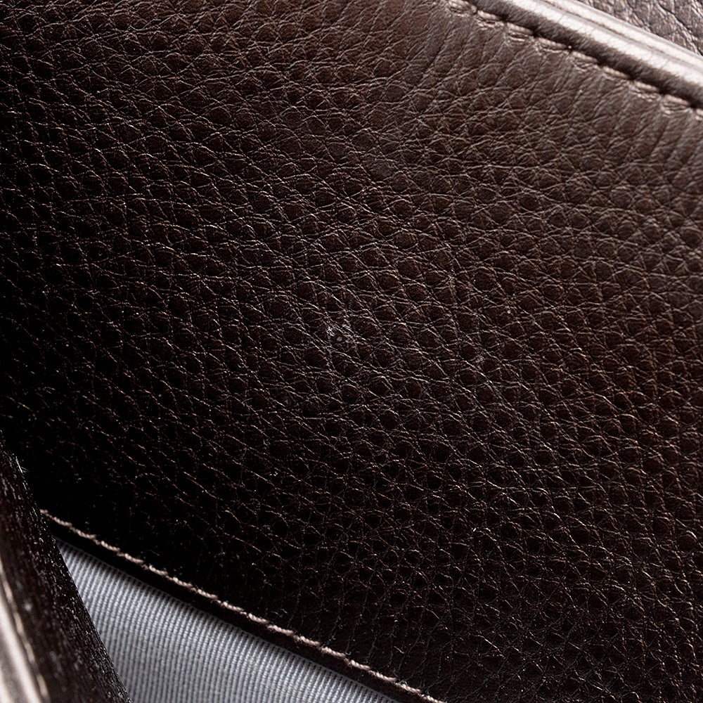 Chanel Metallic Leather Cerf Classic Executive Small Tote (SHF-15194)