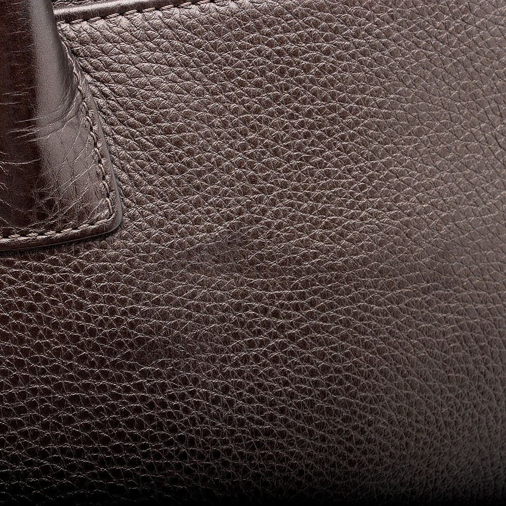 Chanel Metallic Leather Cerf Classic Executive Small Tote (SHF-15194)