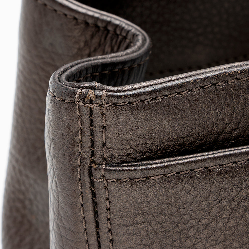 Chanel Metallic Leather Cerf Classic Executive Small Tote (SHF-15194)