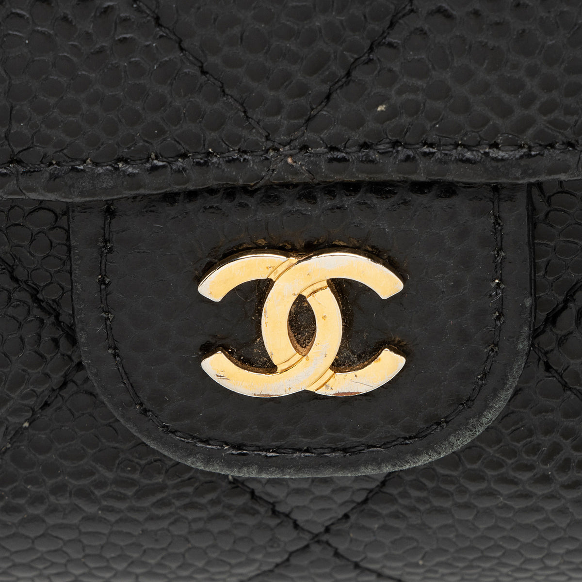 Chanel Caviar Leather Classic Long Wallet