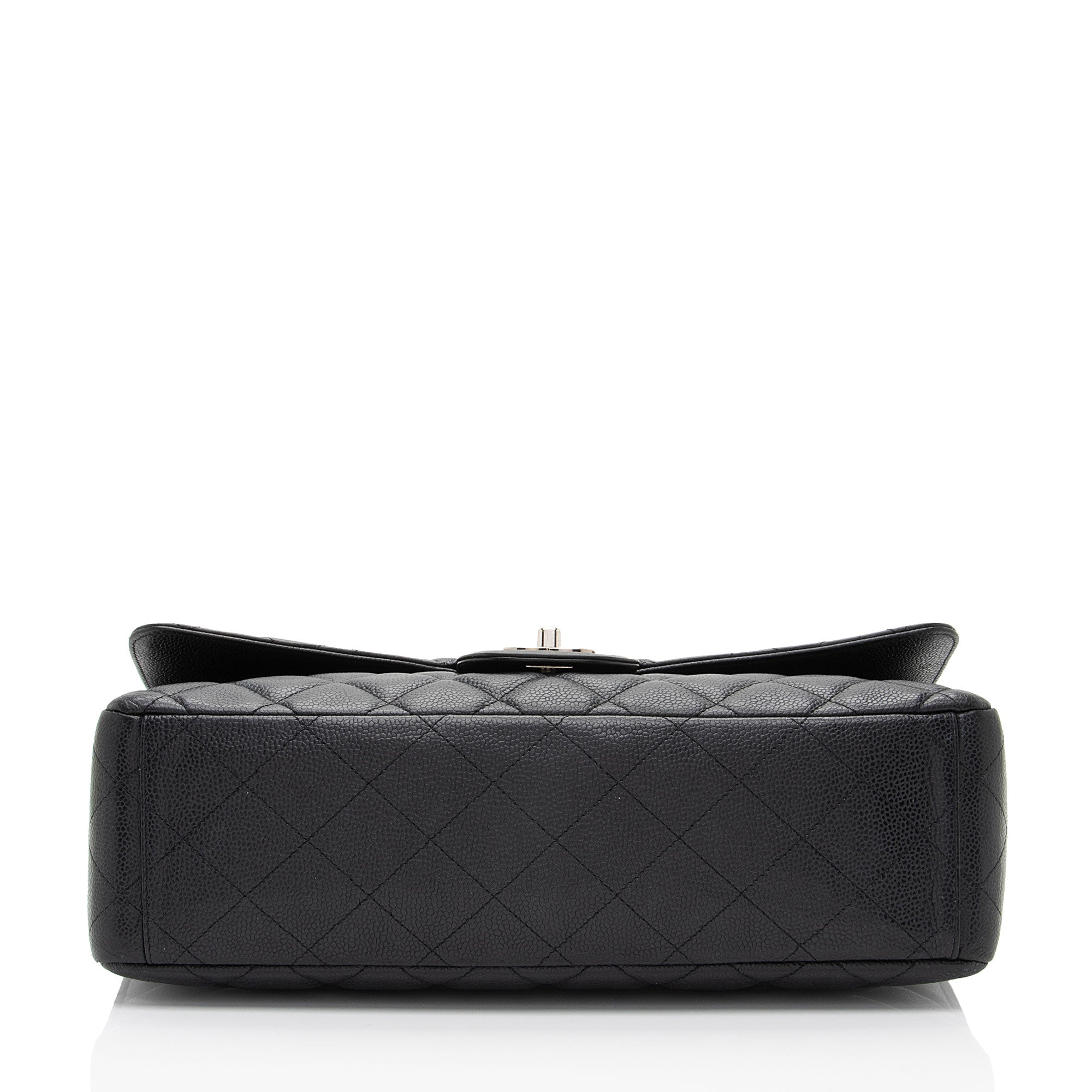 Chanel Caviar Leather Classic Maxi Single Flap Bag (SHF-tdUQSa)