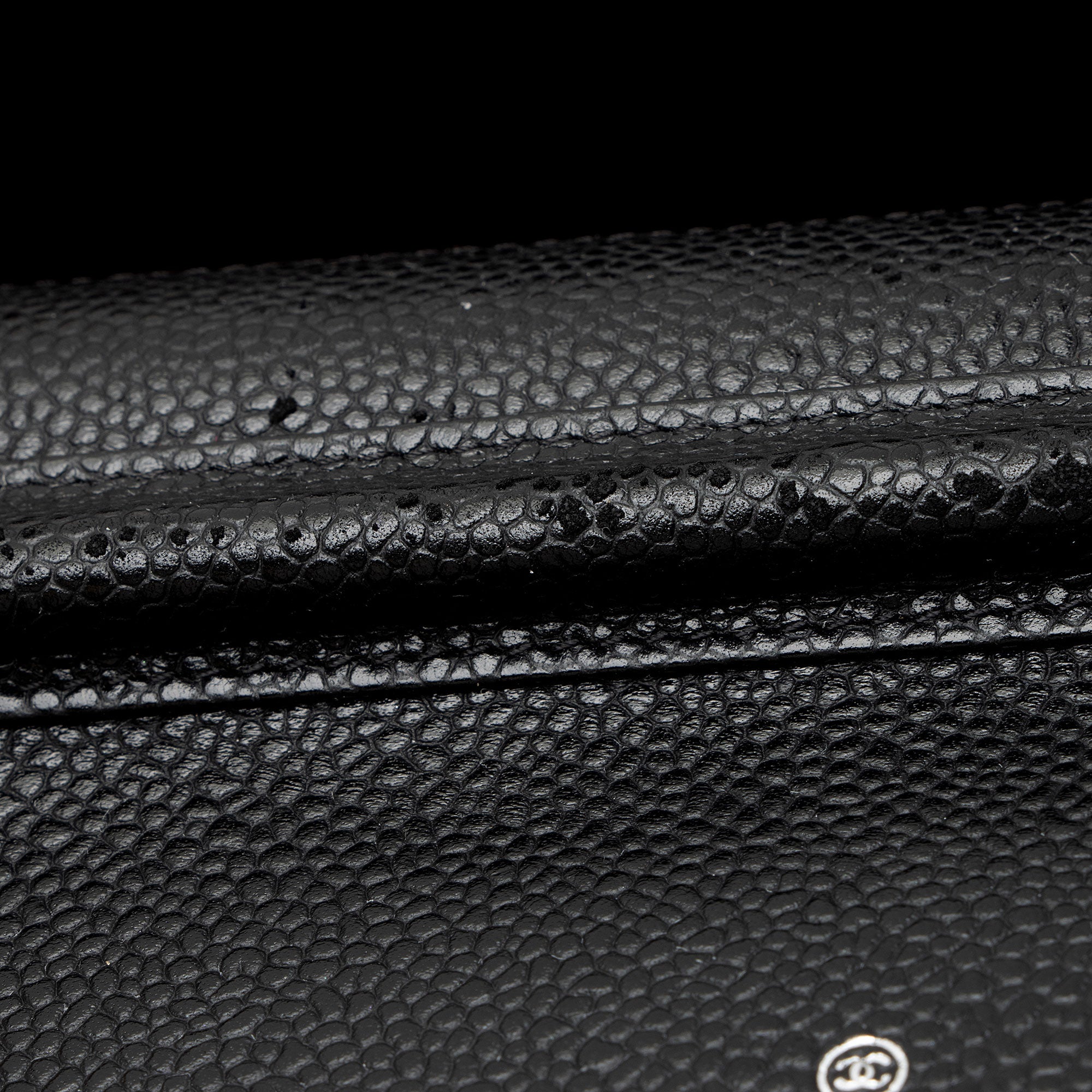 Chanel Caviar Leather Classic Wallet on Chain