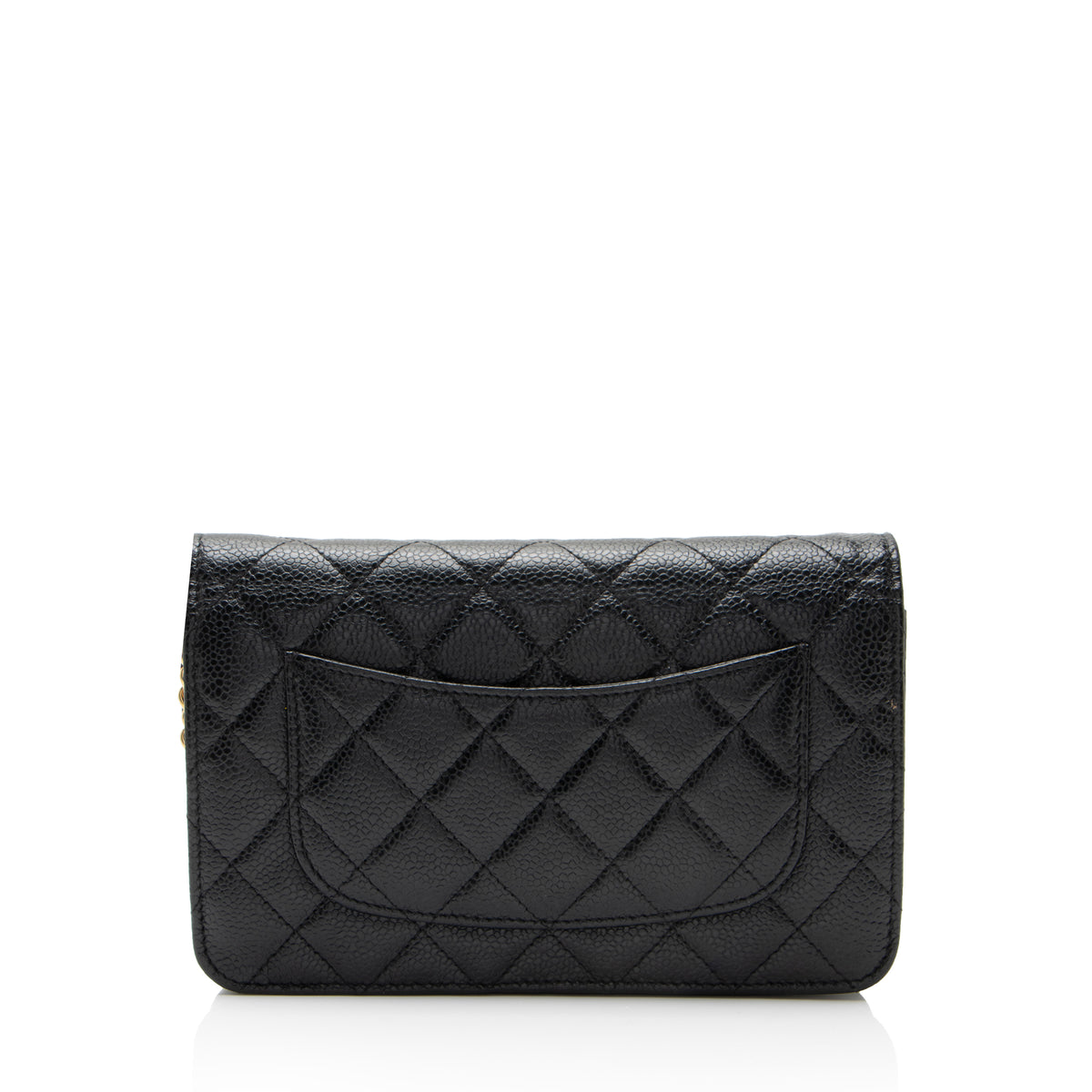 Chanel Caviar Leather Classic Wallet on Chain