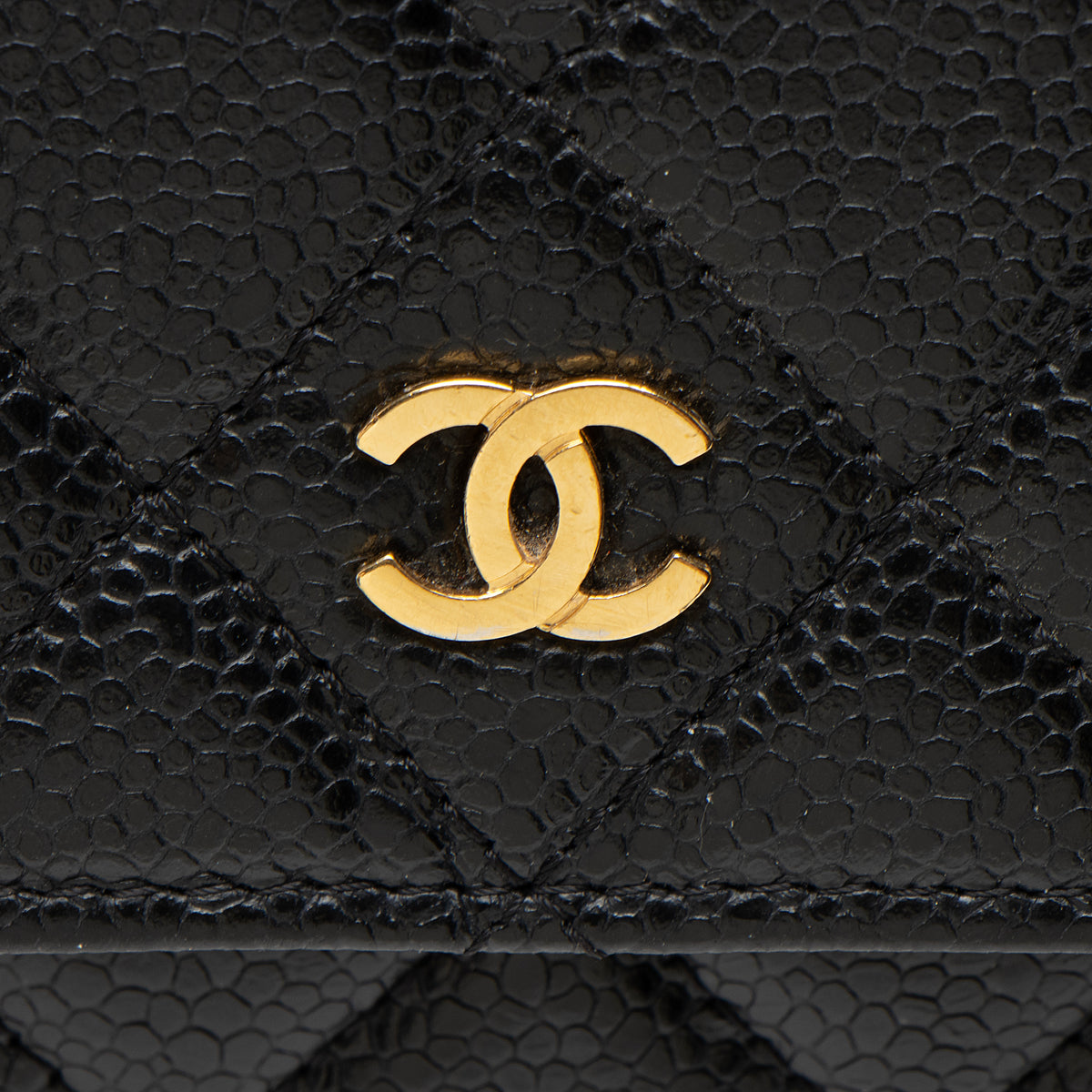 Chanel Caviar Leather Classic Wallet on Chain