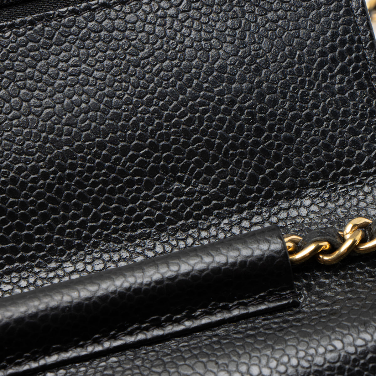 Chanel Caviar Leather Classic Wallet on Chain