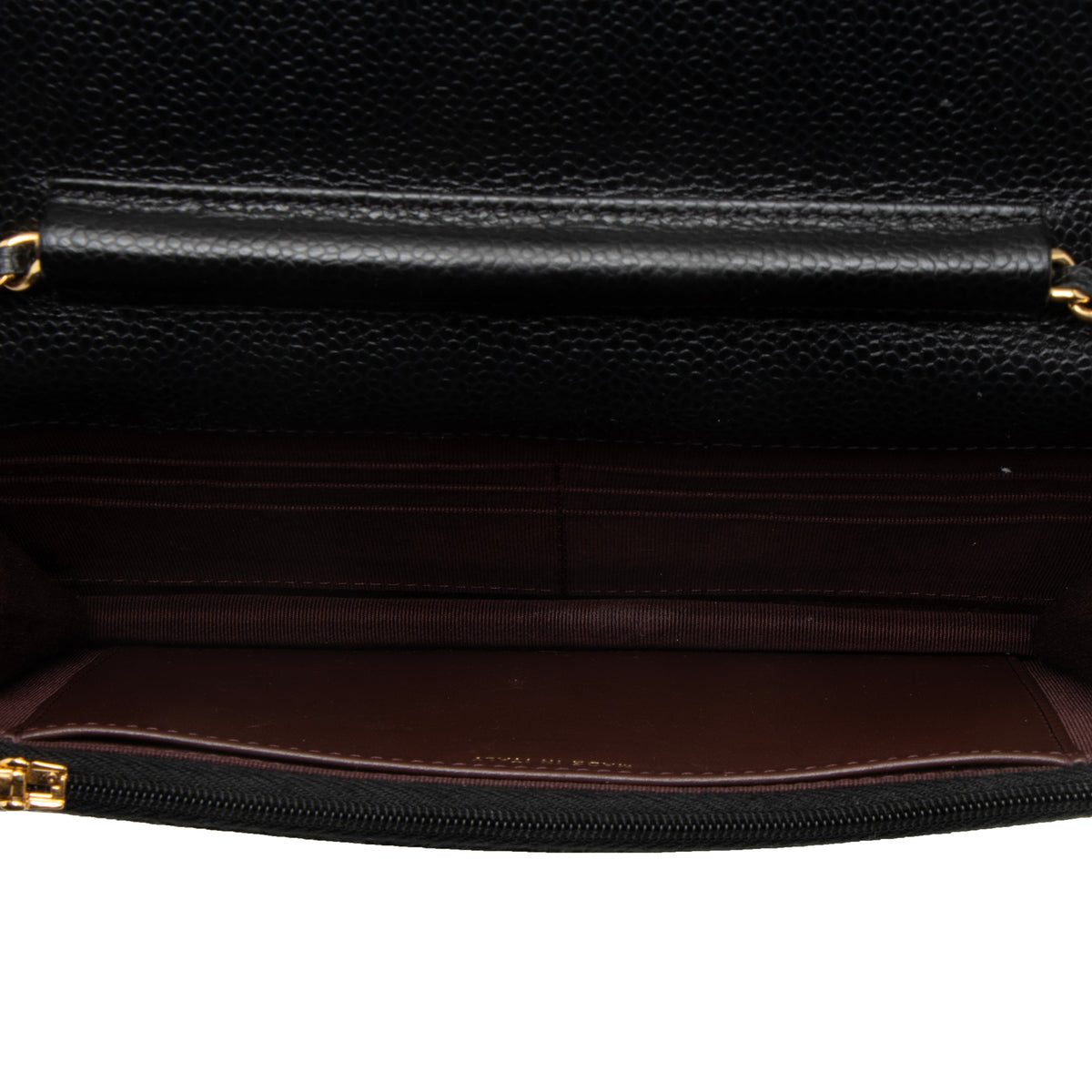 Chanel Caviar Leather Classic Wallet on Chain