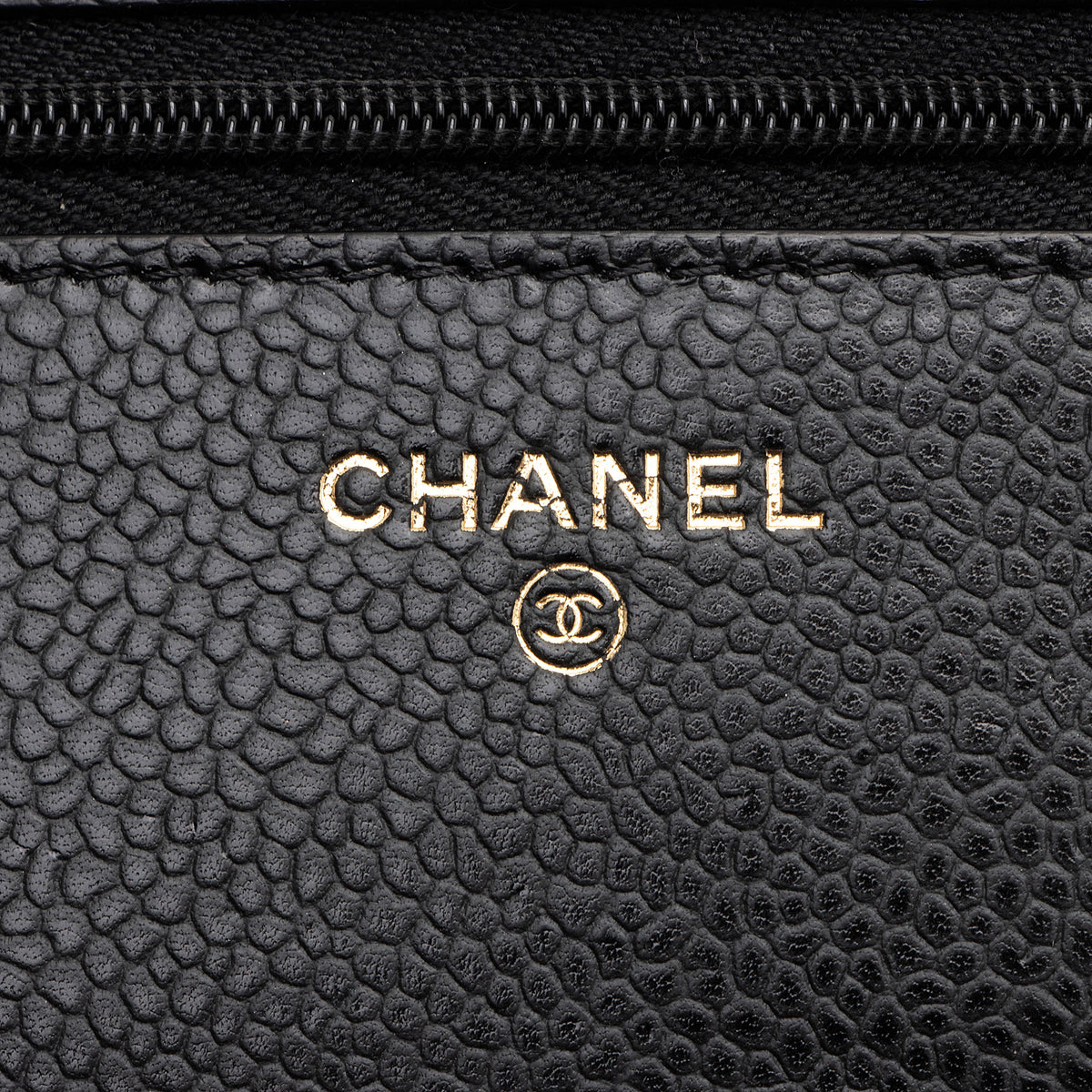 Chanel Caviar Leather Classic Wallet on Chain