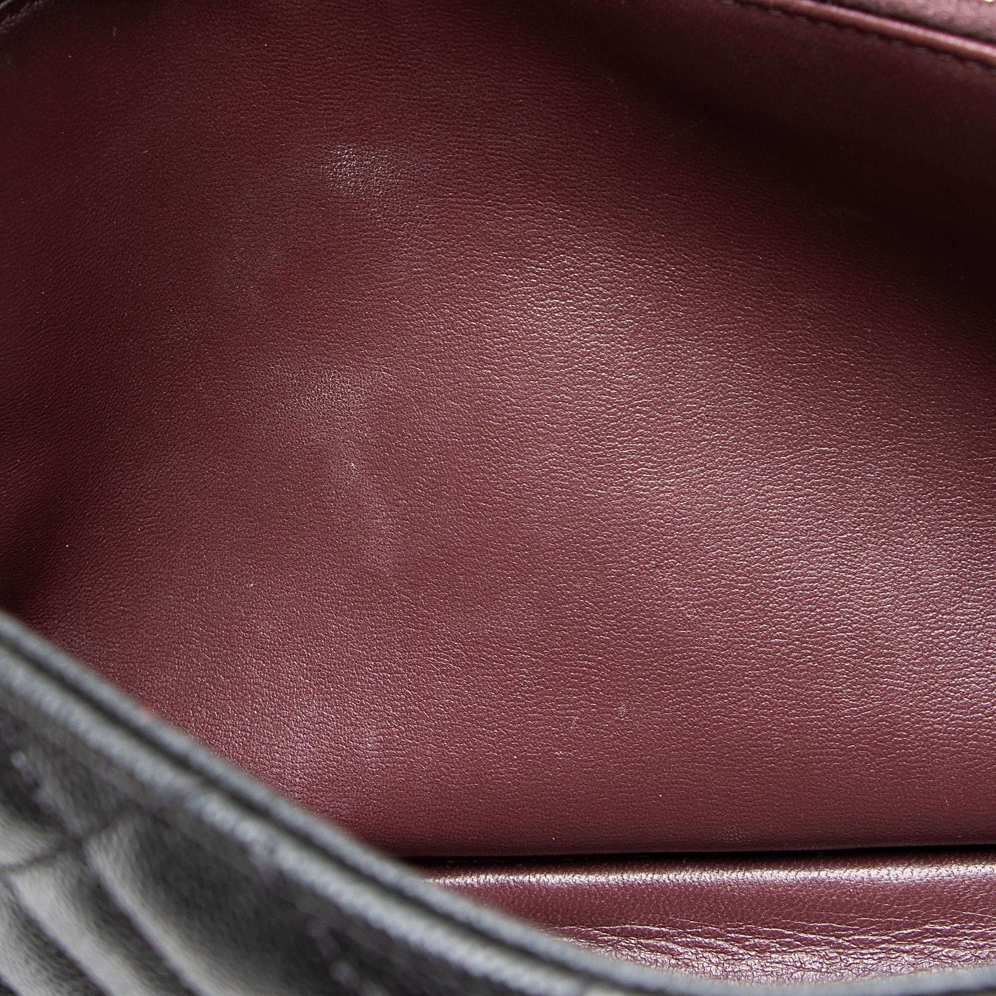 Chanel Caviar Leather Coco Top Handle Medium Flap Bag (SHF-xxvlCu)