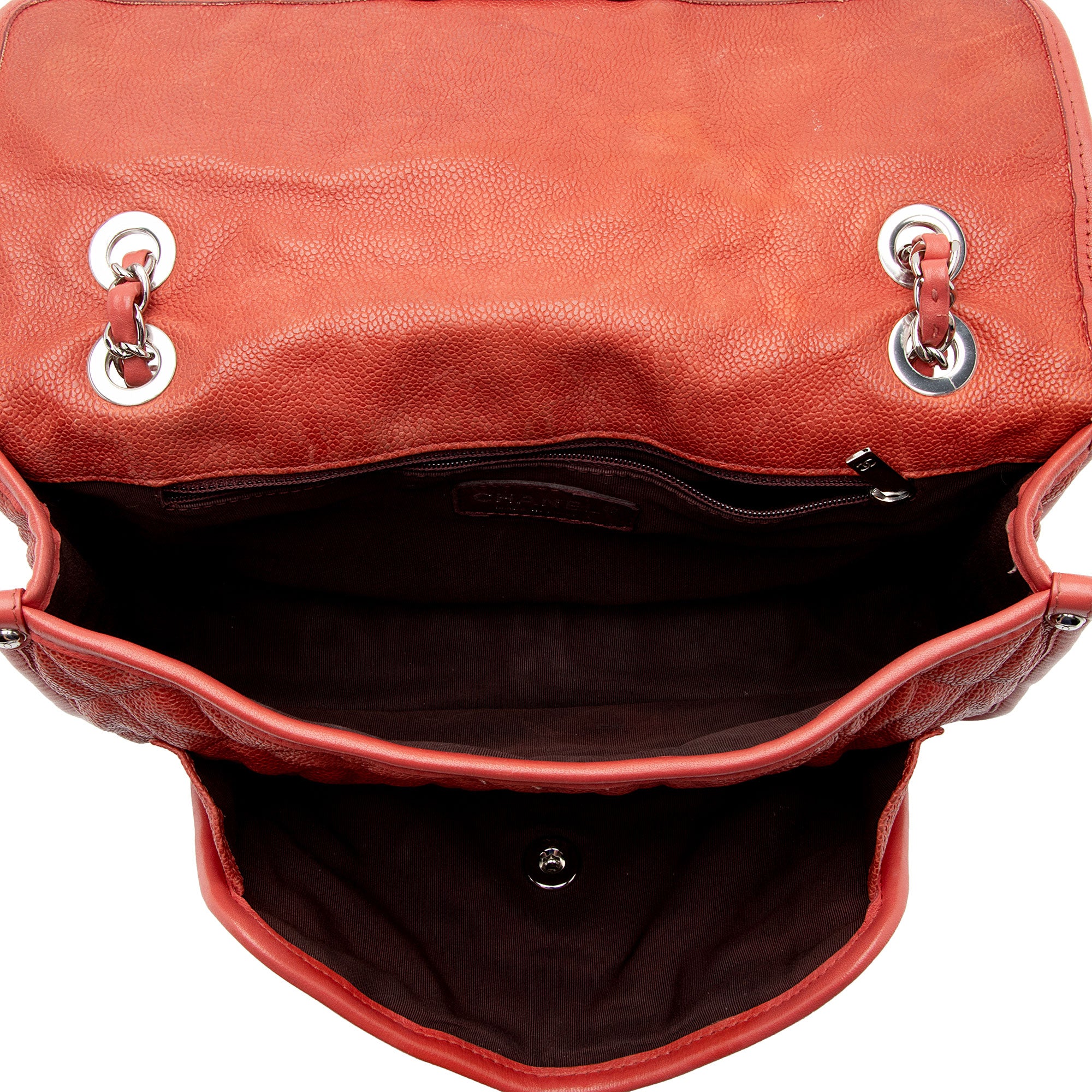 Chanel Caviar Leather French Riviera Medium Flap Bag (SHF-TWwhBI)