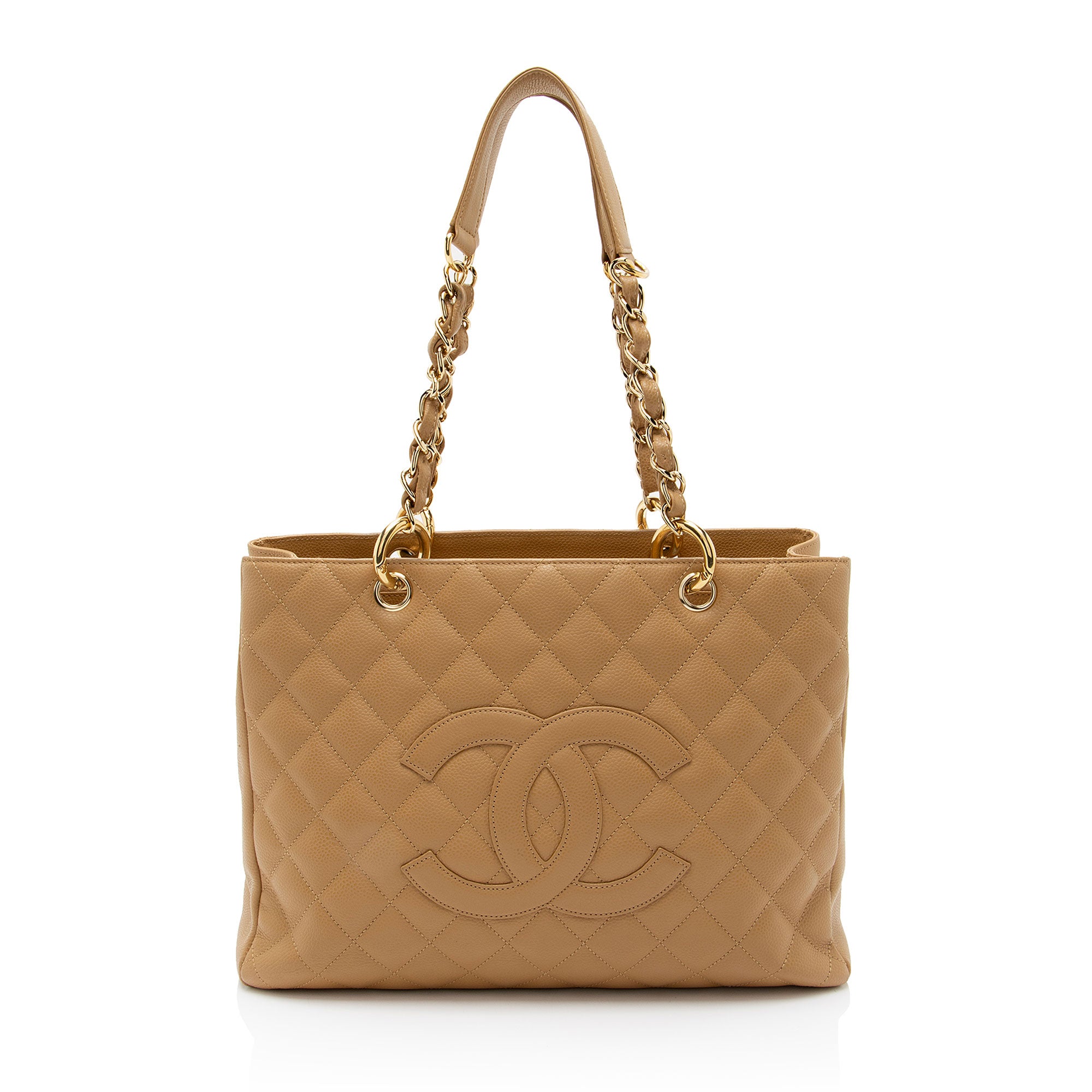 Chanel Caviar Leather Grand Shopping Tote (SHF-bjusbT)