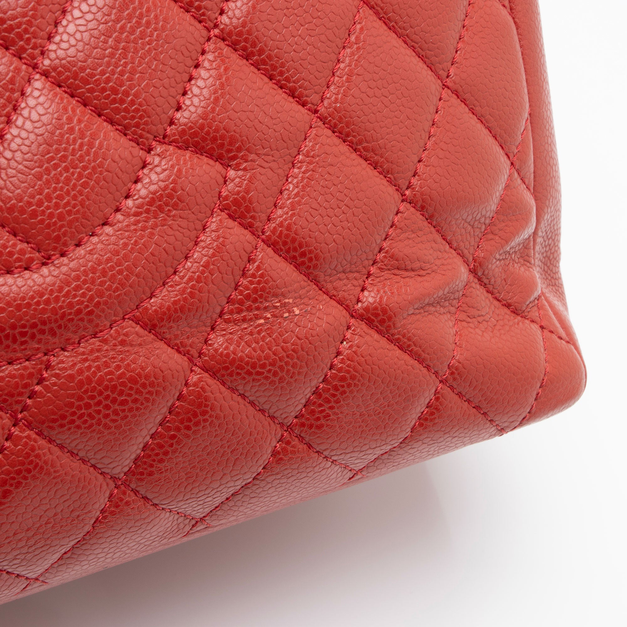 Chanel Caviar Leather Grand Shopping Tote