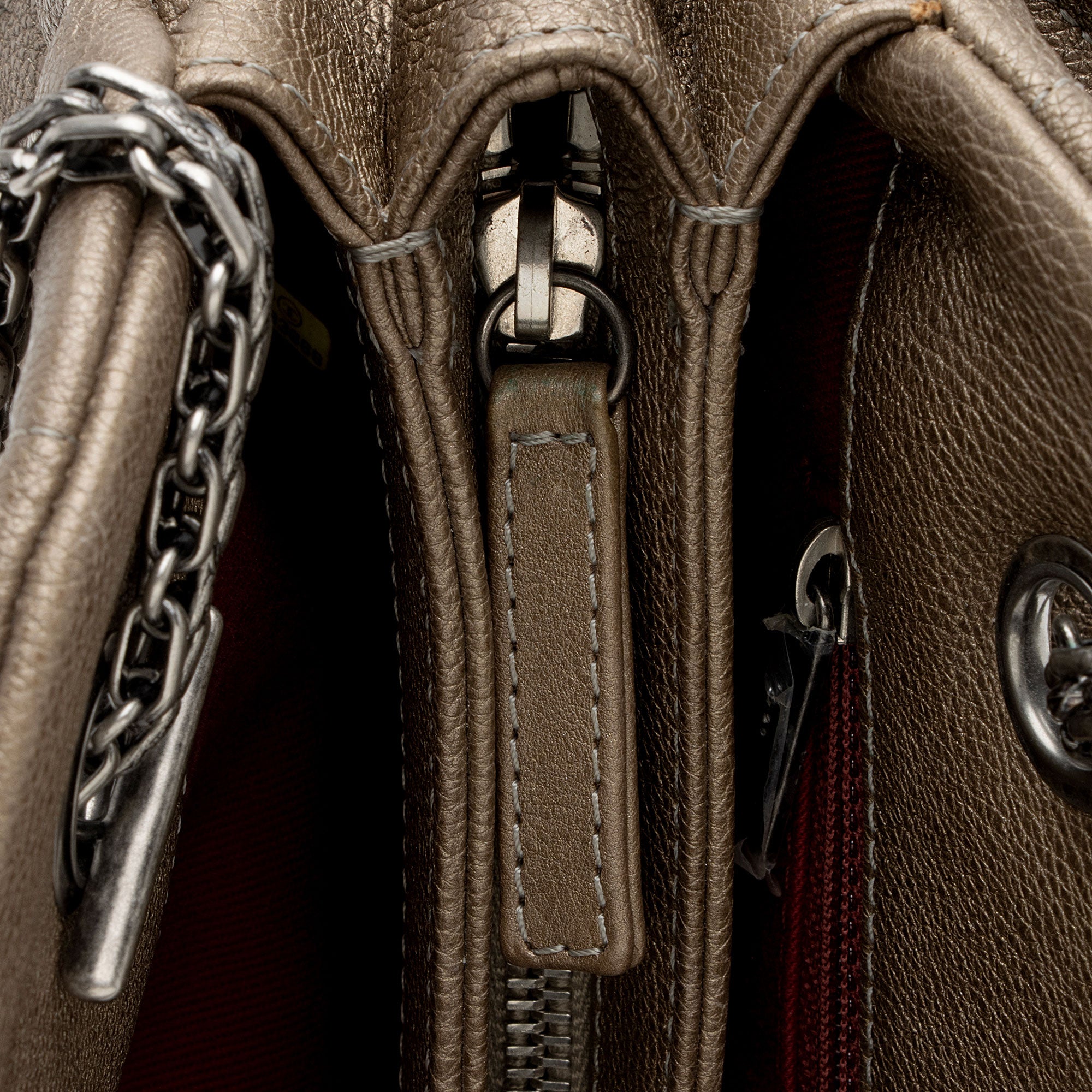 Chanel Caviar Leather Just Mademoiselle Bowler Bag