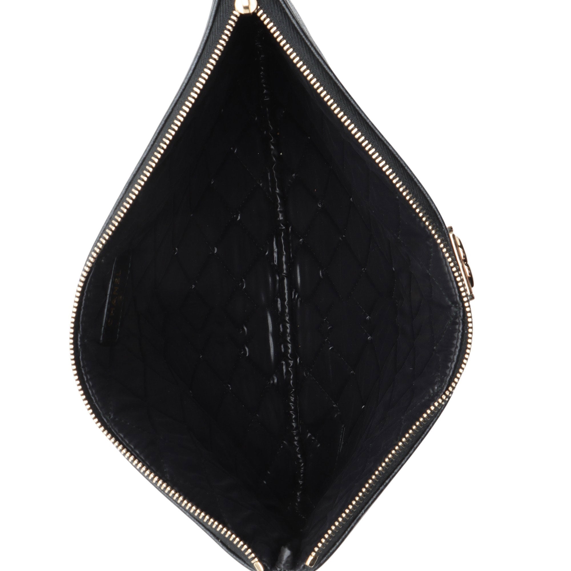 Chanel Caviar Leather Boy Medium O Case