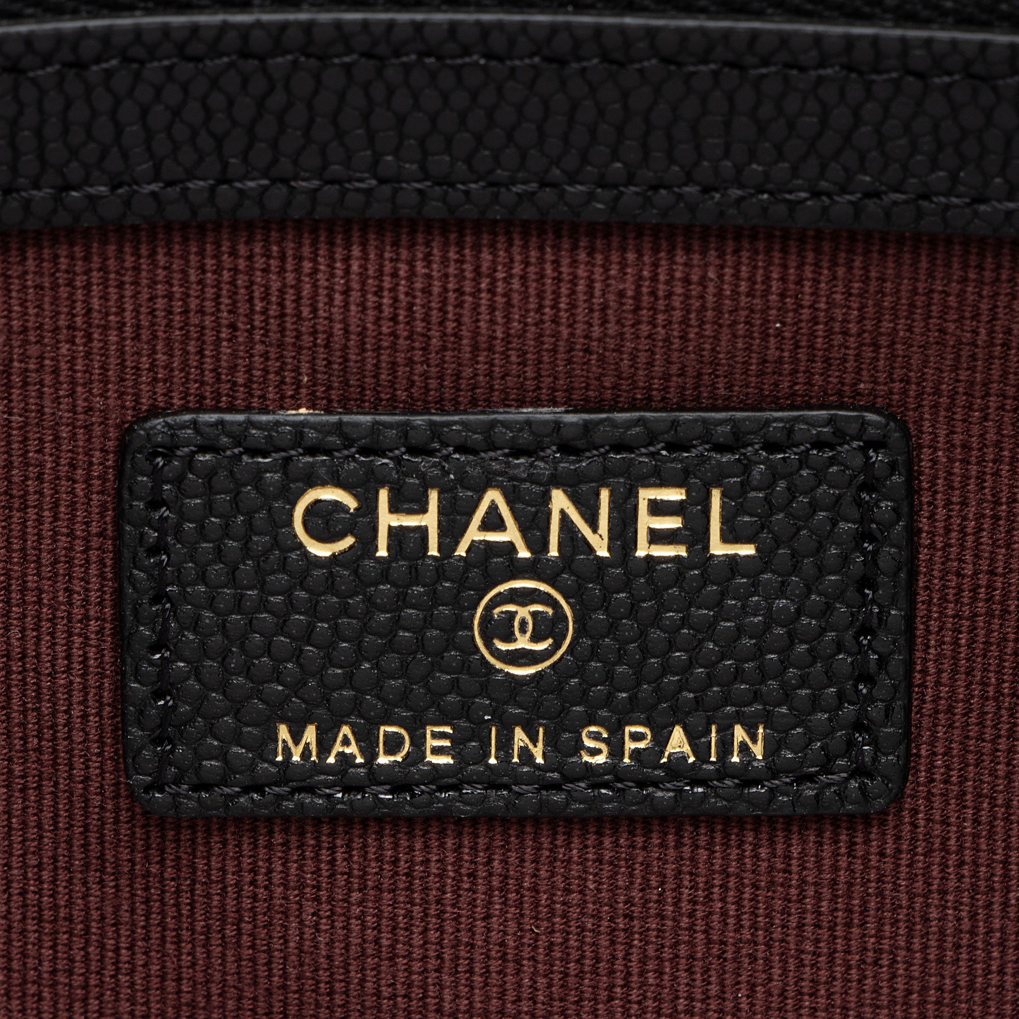 Chanel Caviar Leather Classic Zipped Pouch
