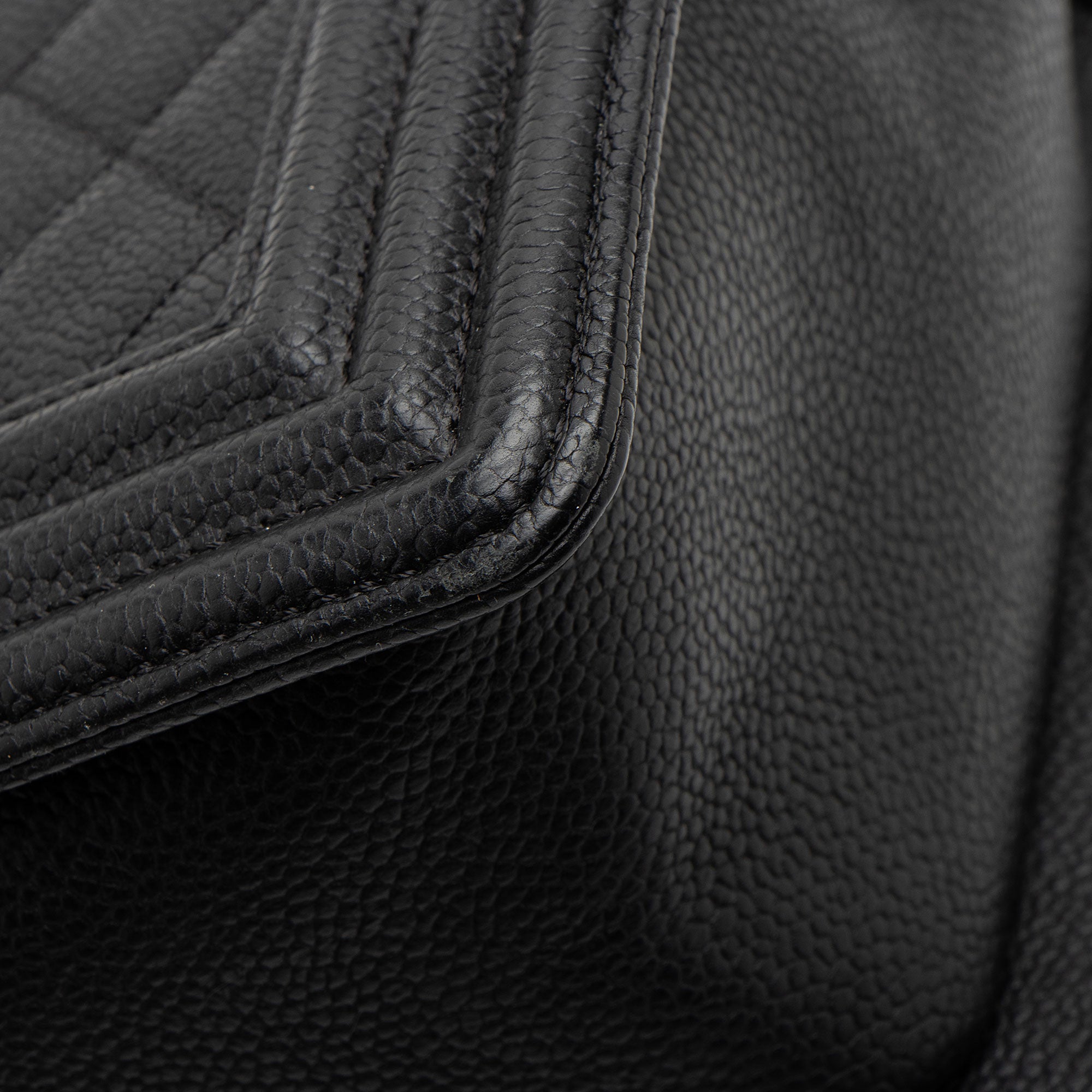 Chanel Caviar Leather Old Medium Boy Bag