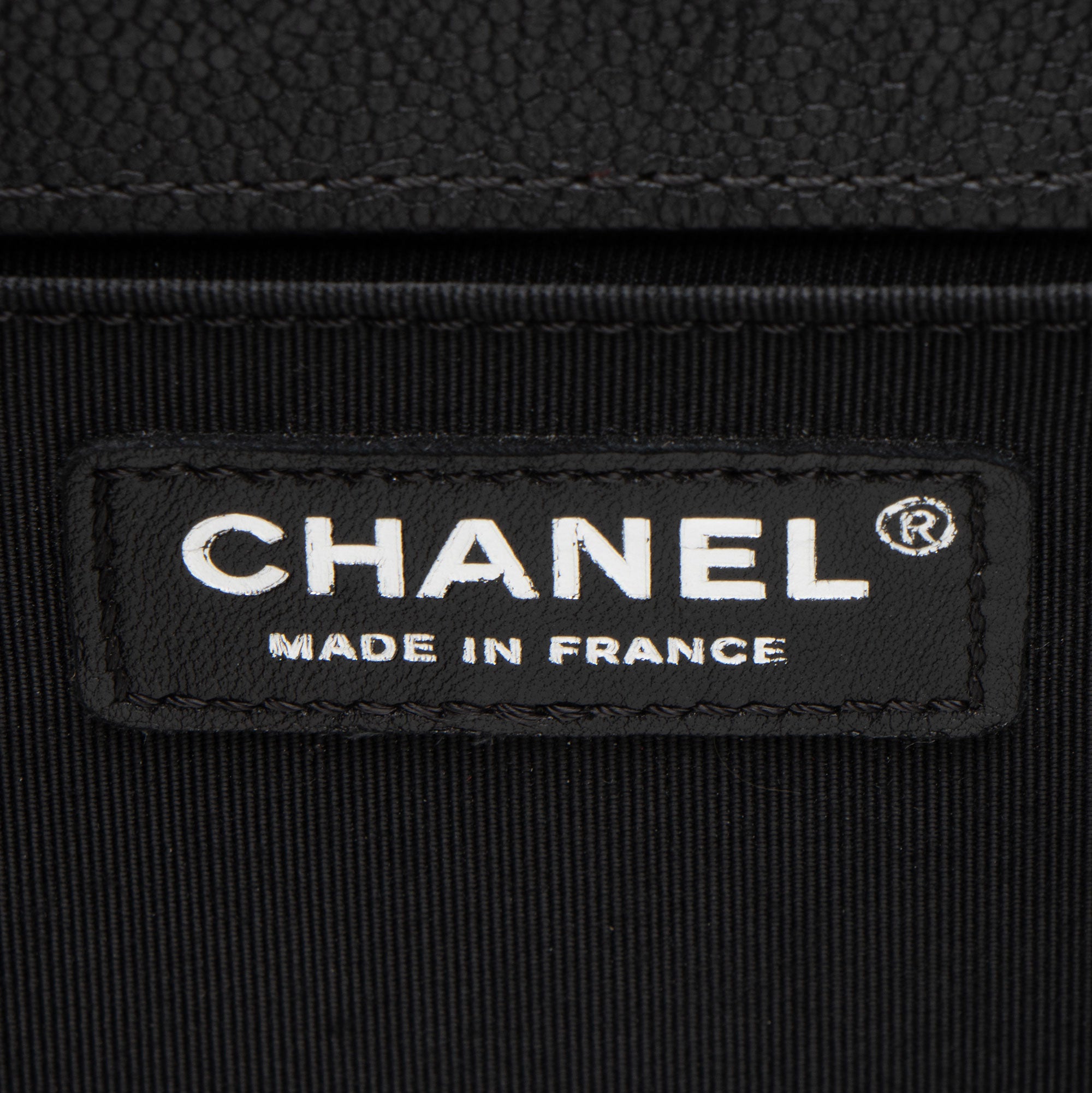 Chanel Caviar Leather Old Medium Boy Bag