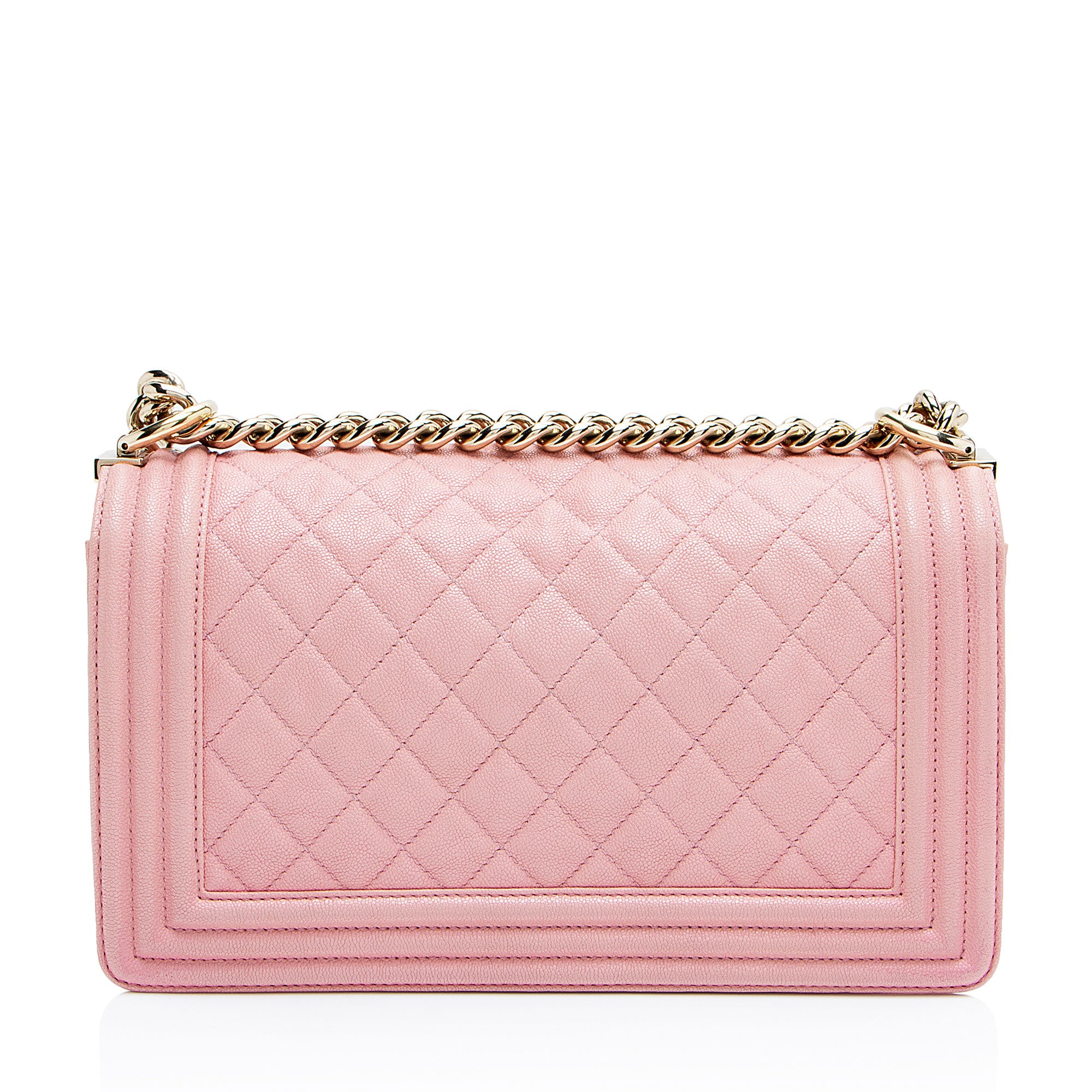 Chanel Caviar Leather Old Medium Boy Bag