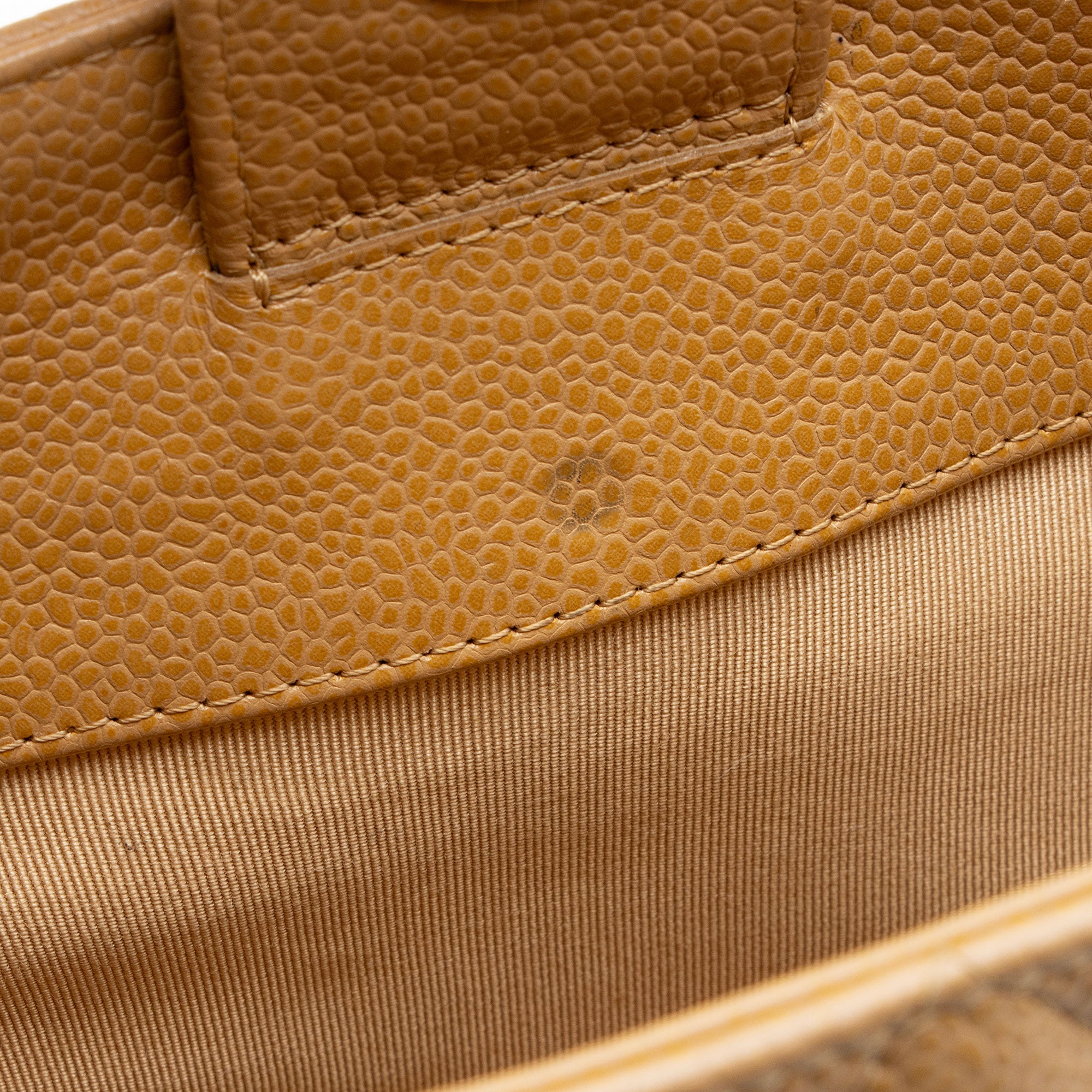 Chanel Caviar Leather Petite Shopping Tote