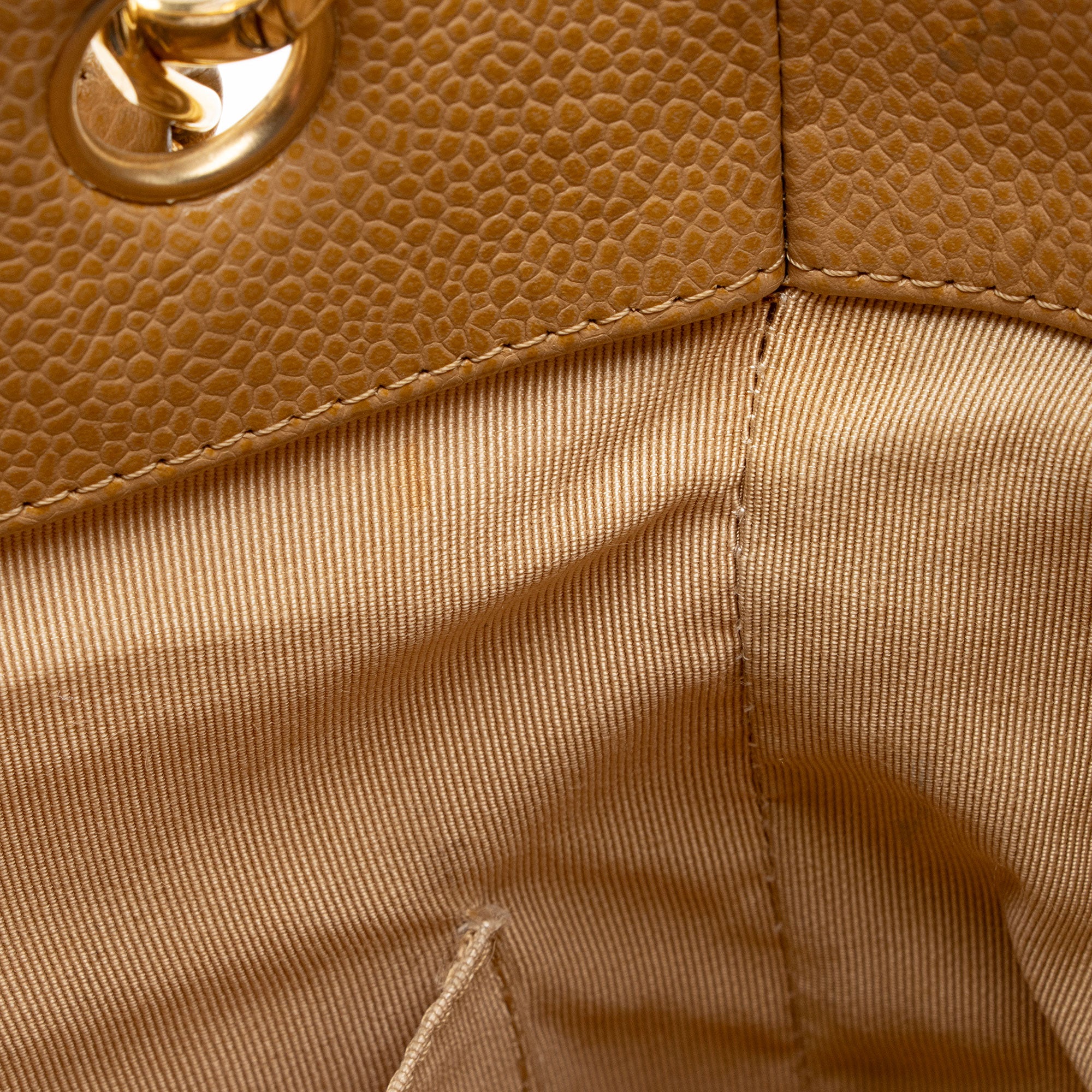 Chanel Caviar Leather Petite Shopping Tote