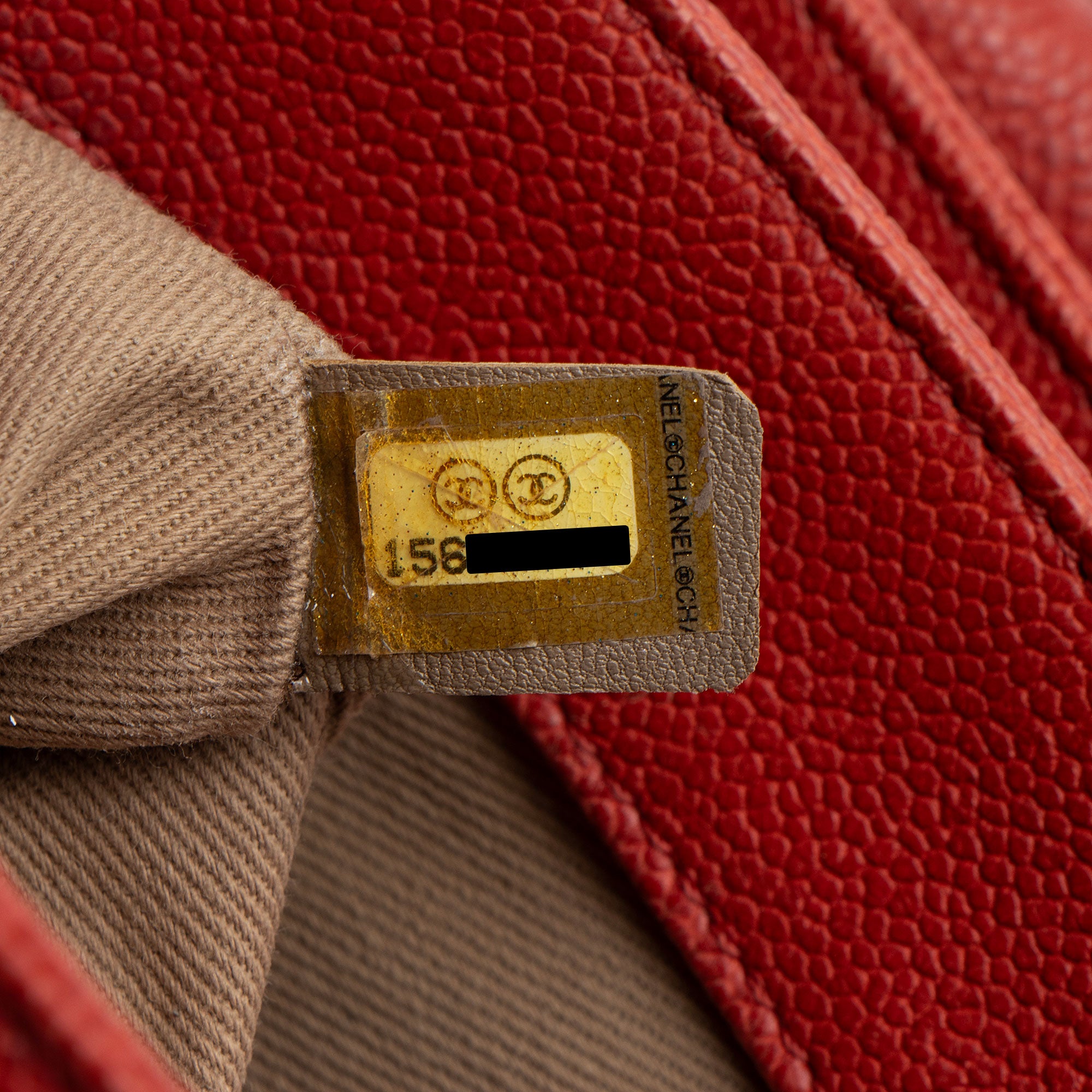 Chanel Caviar Leather Simply CC Medium Flap Bag