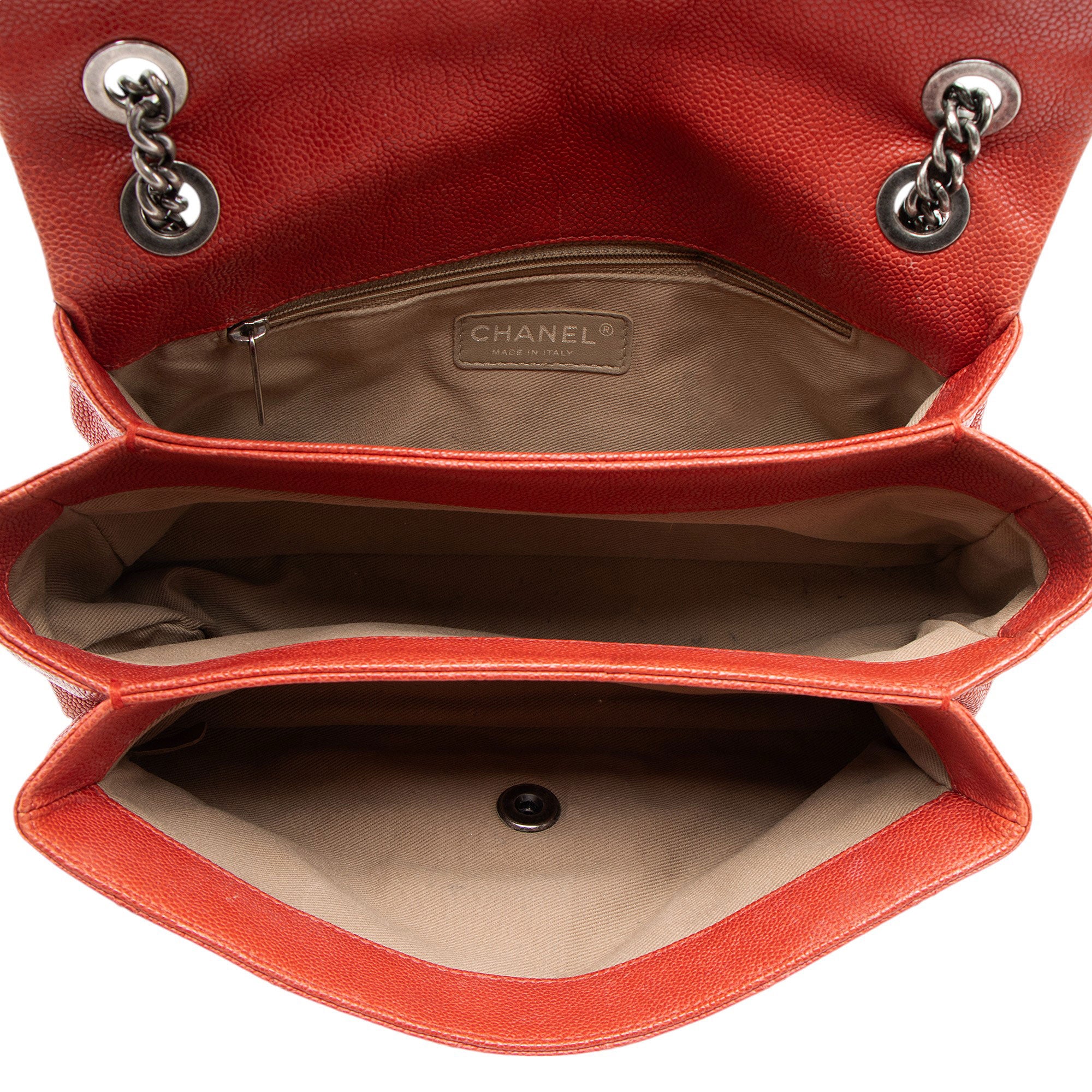 Chanel Caviar Leather Simply CC Medium Flap Bag