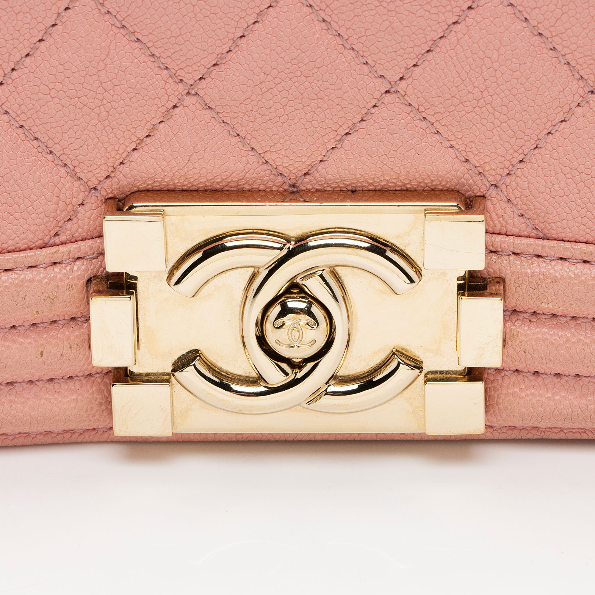 Chanel Caviar Leather Small Boy Bag