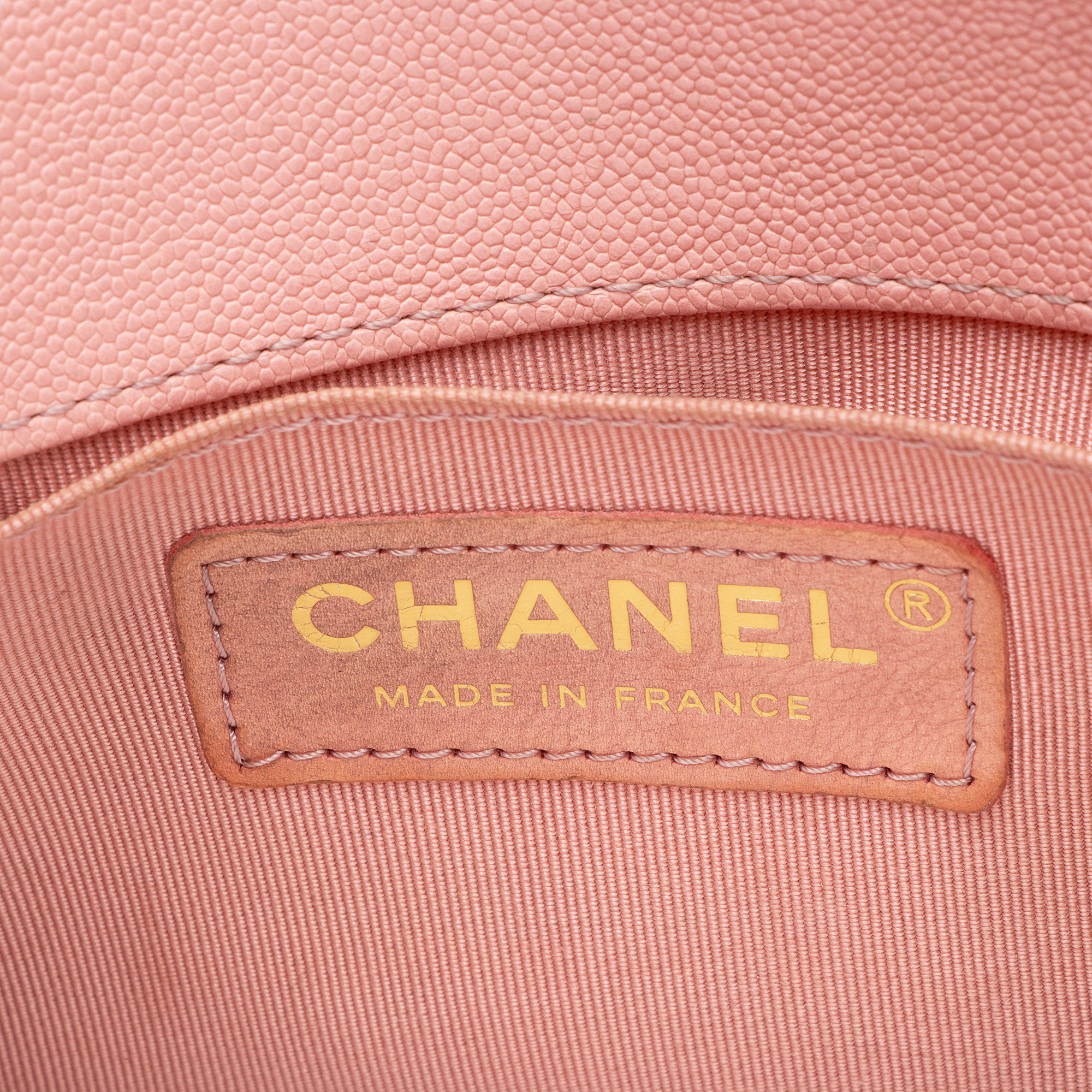 Chanel Caviar Leather Small Boy Bag