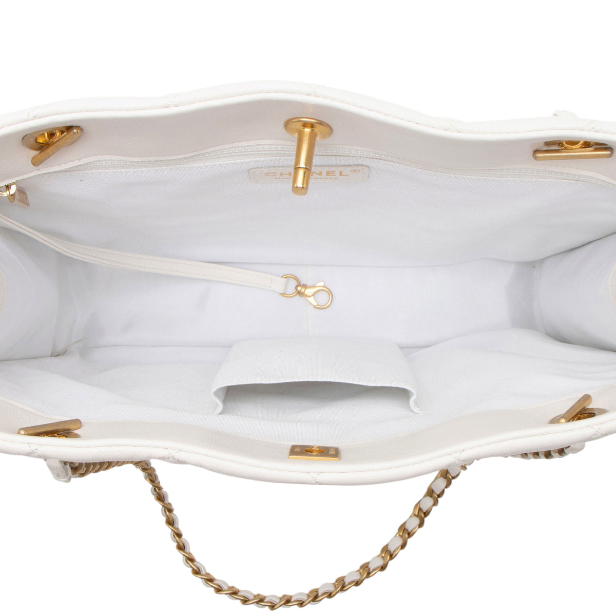 Chanel Caviar Leather Sweet Classic Shopping Tote